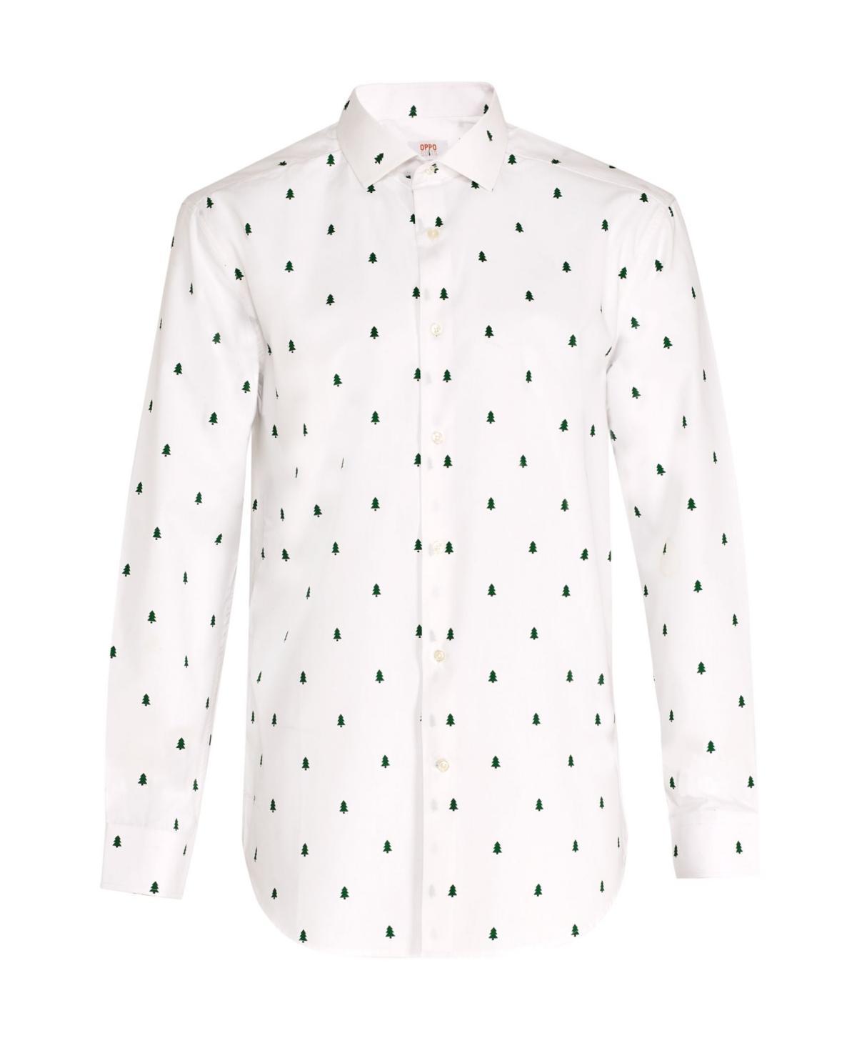 Men's OppoSuits Christmas Icons Button-Down Shirt, Size: XL, Christmas Trees Product Image