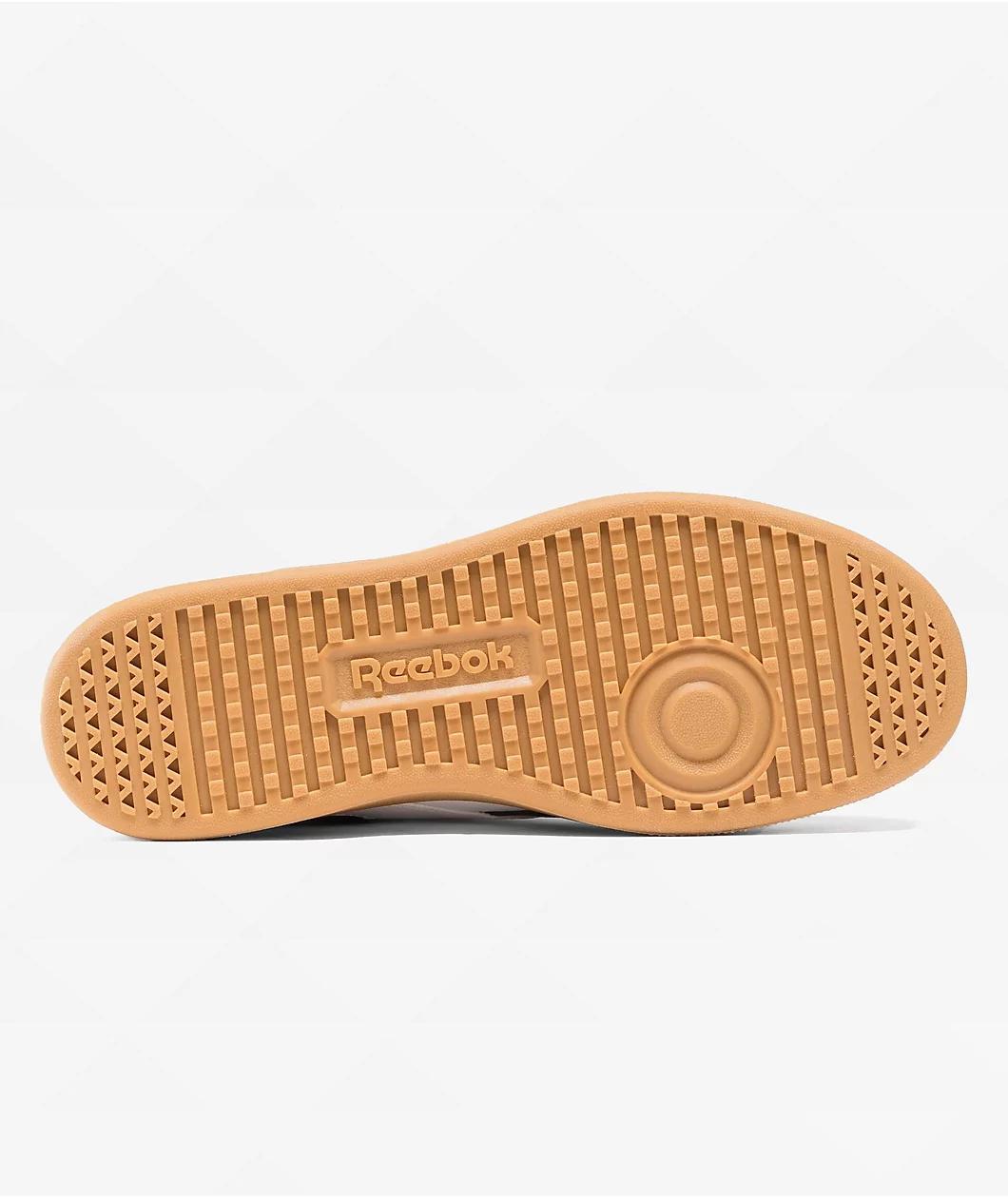 Reebok Smash Edge White, Black & Gum Shoes Product Image