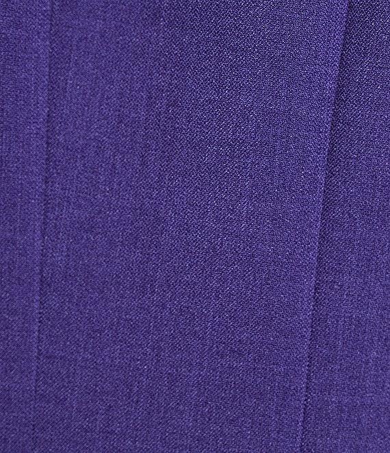 Kasper Crepe Panel Seamed One-Button Jacket Product Image
