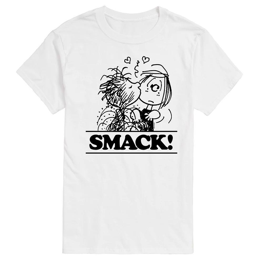 Big & Tall Peanuts Pigpen & Peppermint Patty Smack Graphic Tee, Mens Product Image