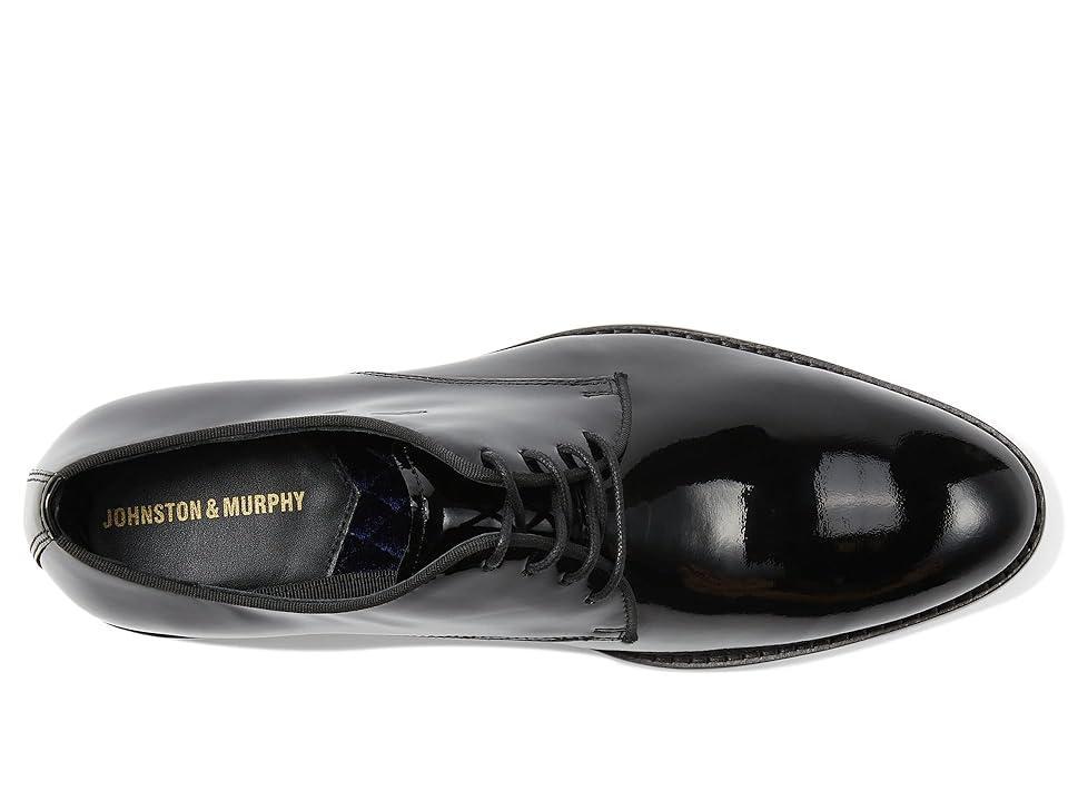 Johnston  Murphy Mens Gavney Patent Leather Plain Toe Lace Up Oxfords Product Image