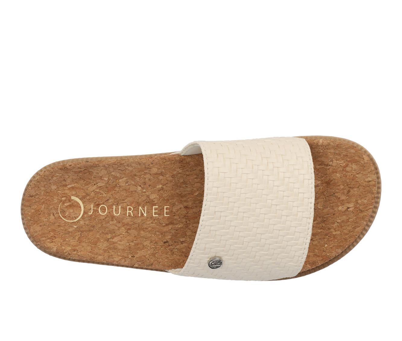 Women's Journee Collection Sheena Platform Footbed Sandals Product Image
