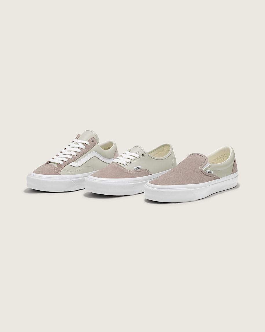 Premium Classic Slip-On Shoe in Atmosphere Grey / Beige| Vans US Product Image