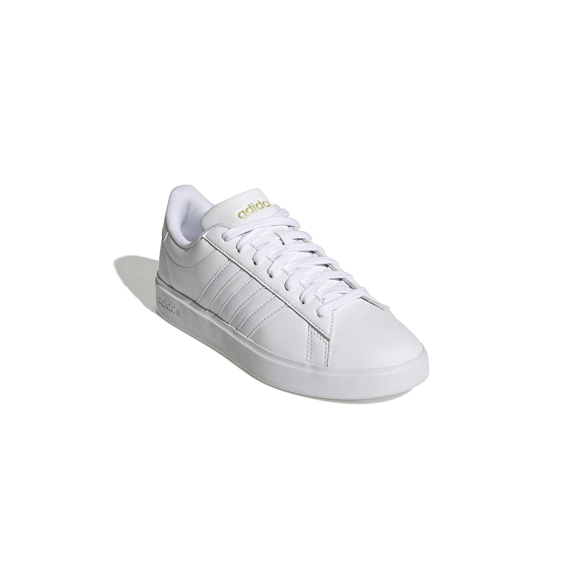 adidas Grand Court Cloudfoam Women's Lifestyle Tennis Shoes, Size: 6.5, All White Product Image