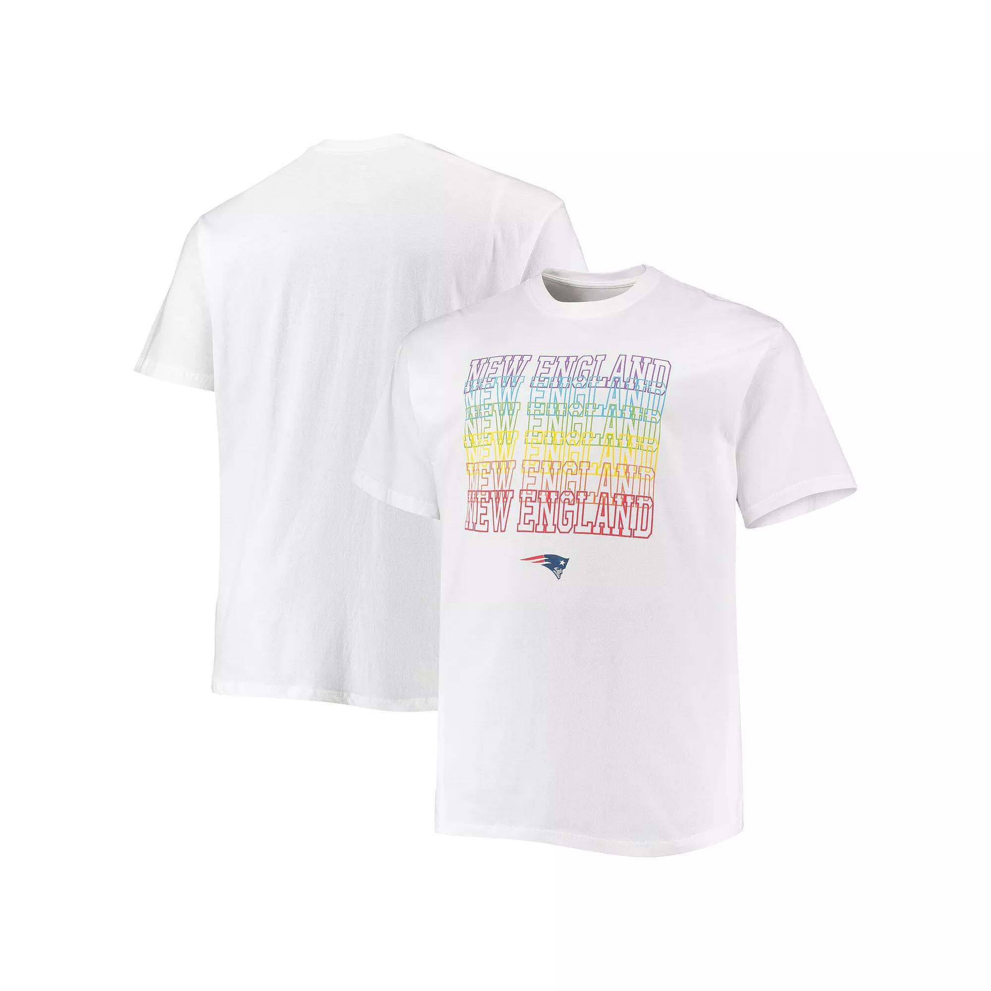 Men's Fanatics Branded White New England Patriots Big & Tall City Pride T-Shirt, Size: XLT Product Image