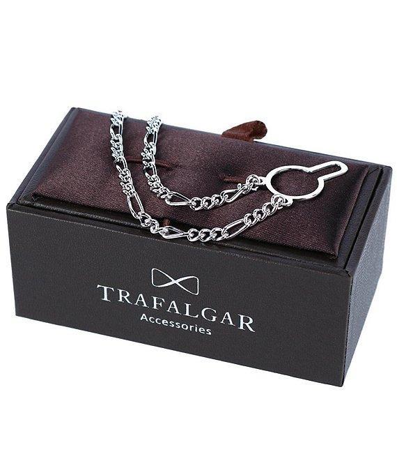 Trafalgar Sutton Sterling Silver Figaro Tie Chain Product Image