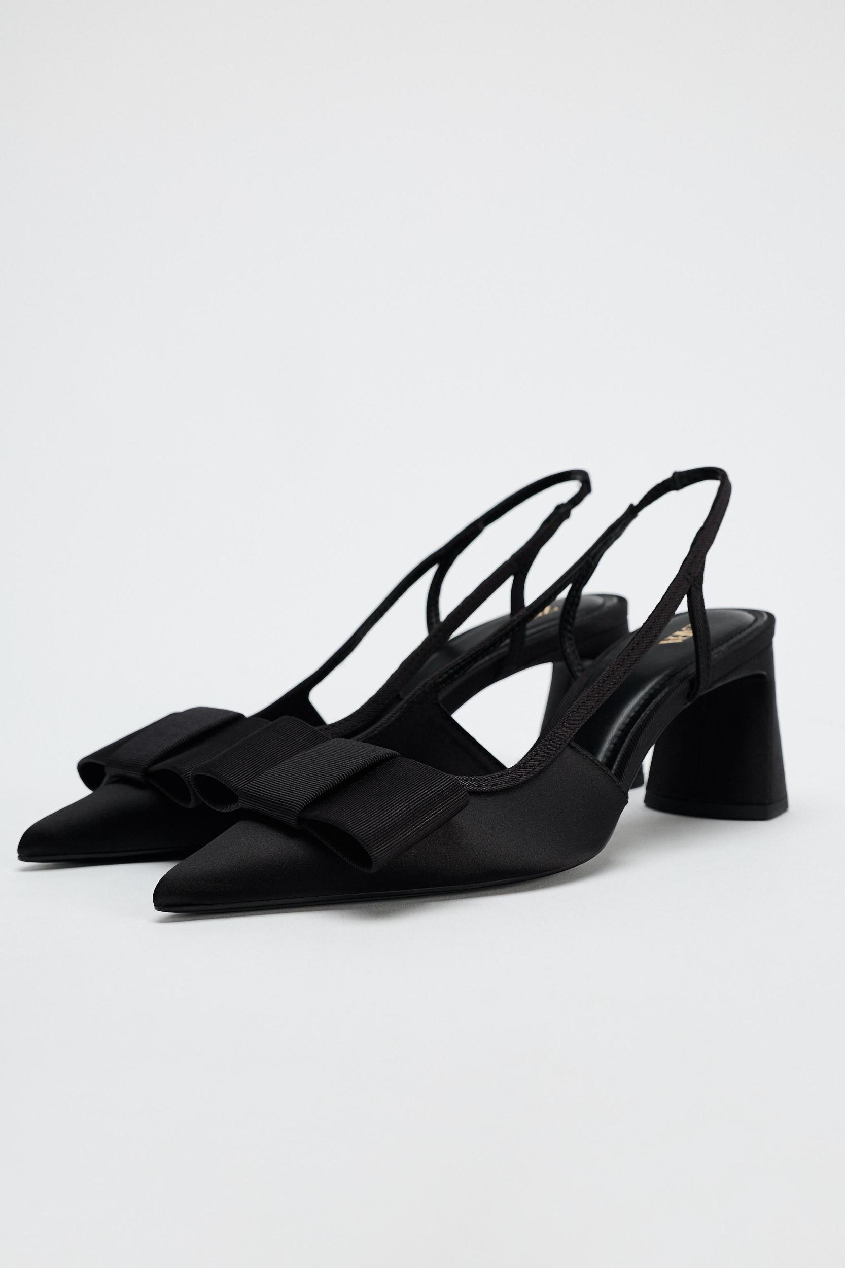 SLINGBACK HEELS WITH BOW Product Image