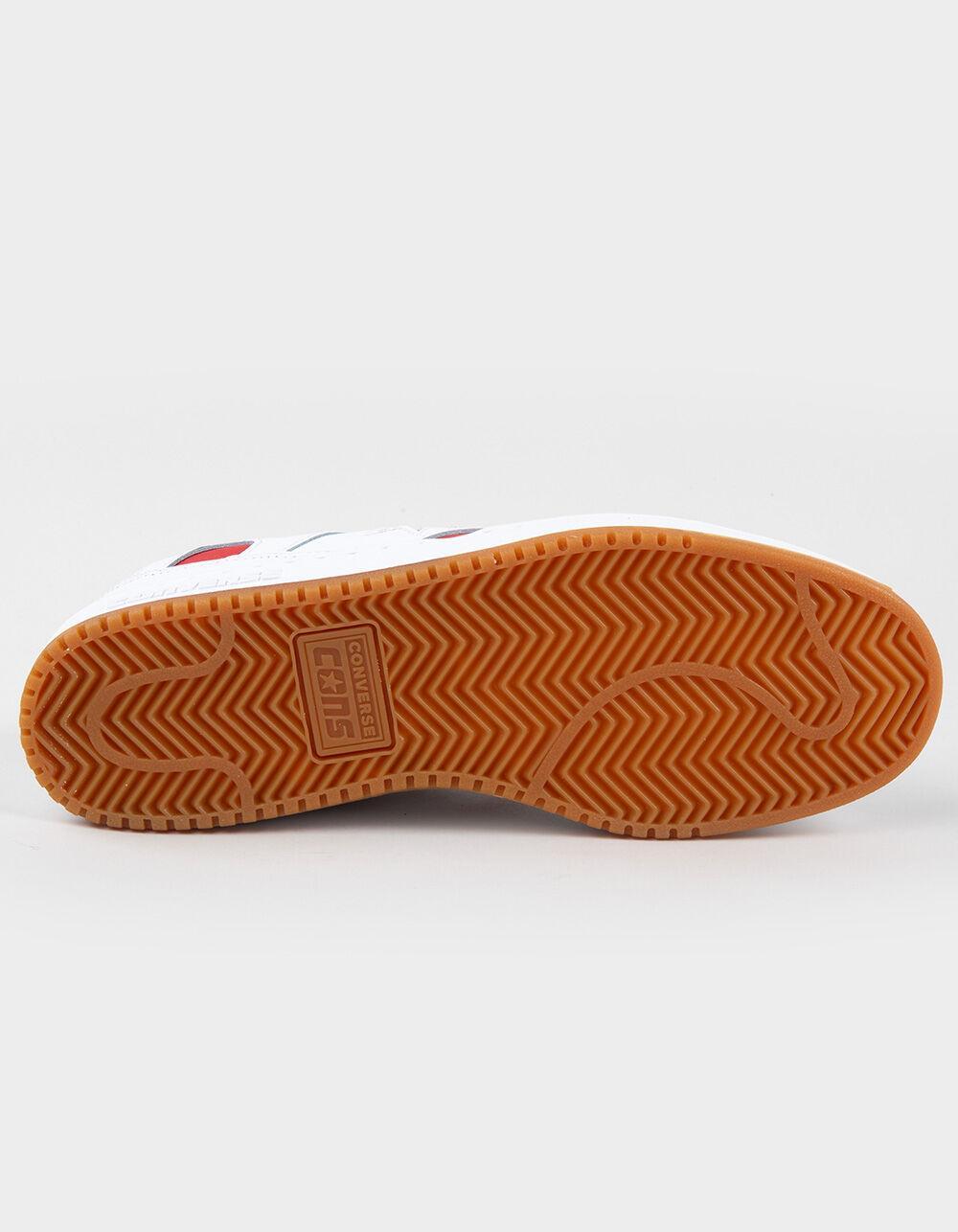 CONVERSE AS-1 Pro Leather Low Top Shoes - WHT/RED Product Image