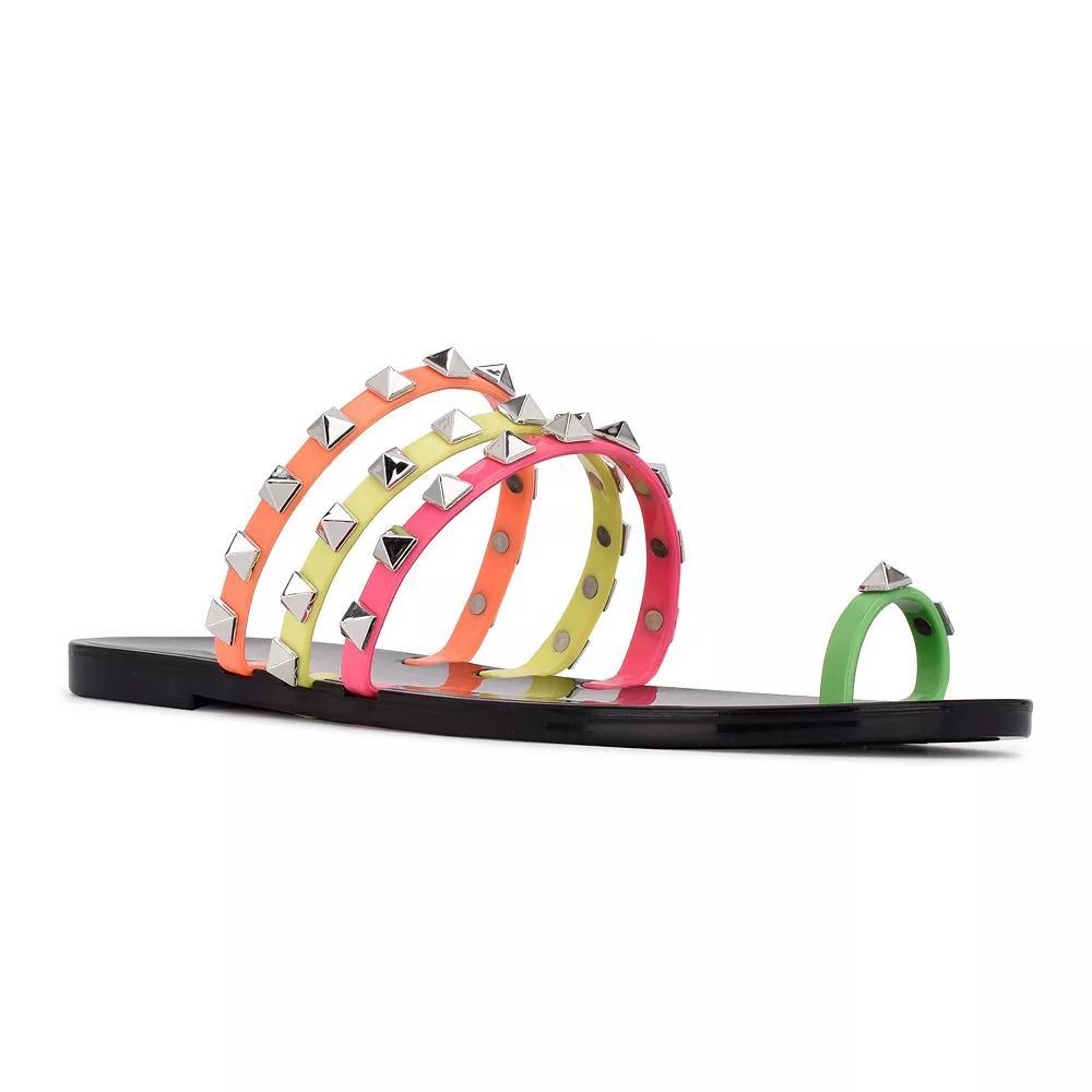 Nine West Cartee Women's Jelly Sandals, Size: 8, Pastel Team Product Image
