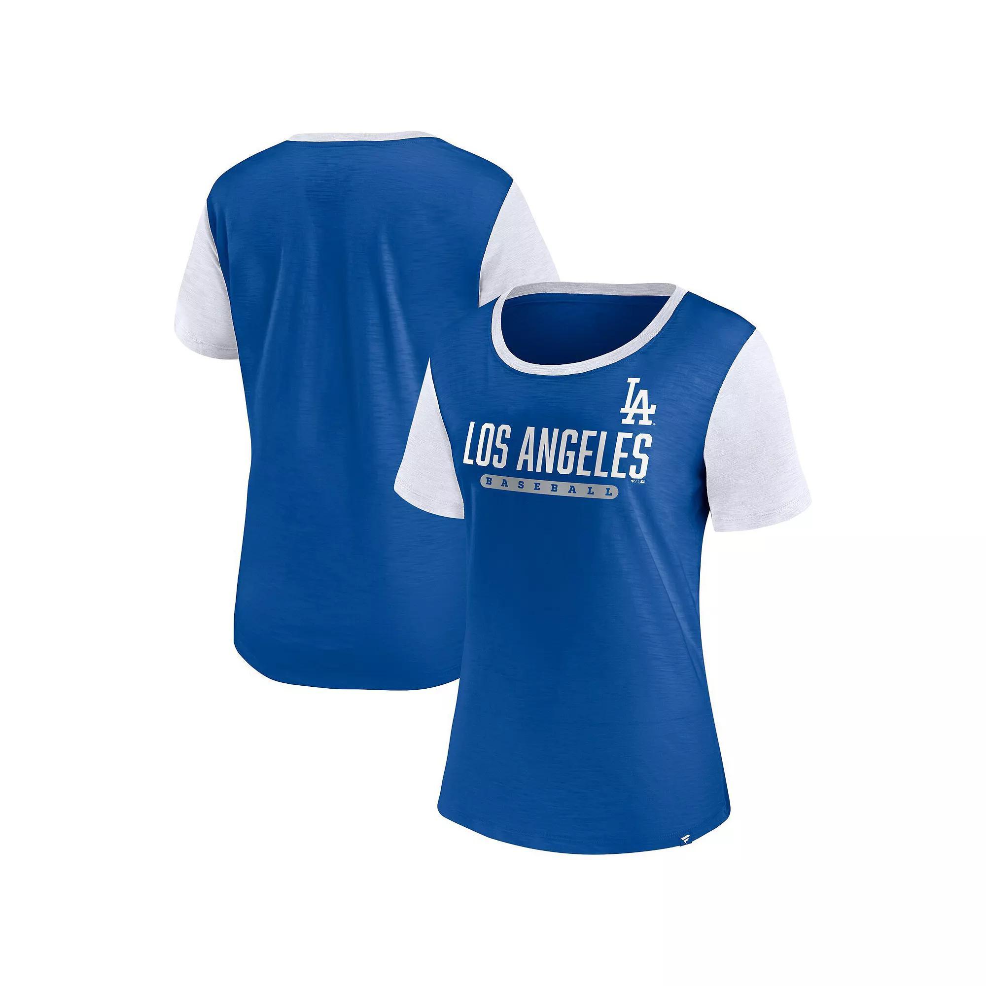 Women's Fanatics Branded Royal Los Angeles Dodgers Mound T-Shirt, Size: Small, Blue Product Image