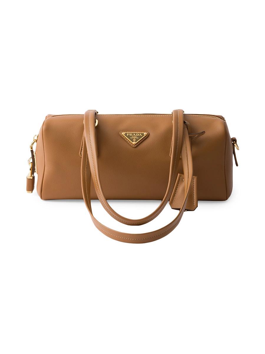 Womens Medium Leather Top-Handle Bag Product Image
