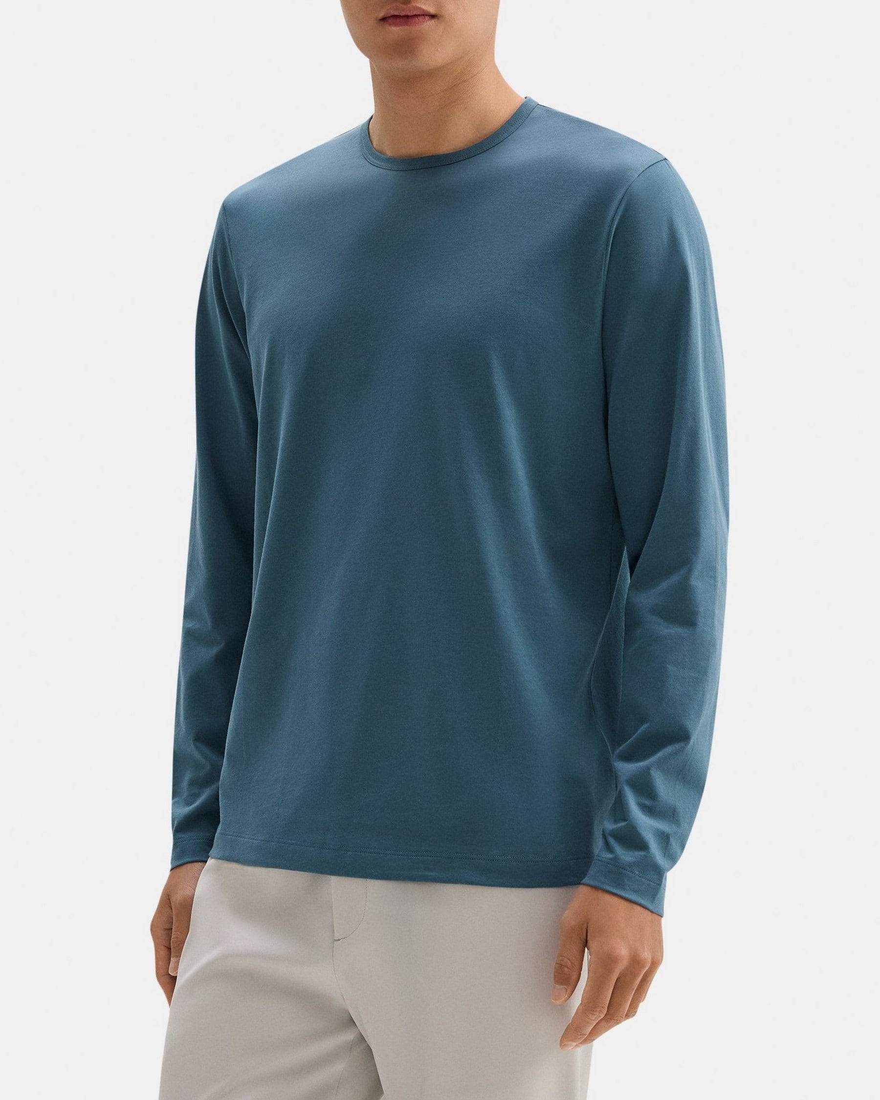 Relaxed Long-Sleeve Tee in Organic Cotton Product Image