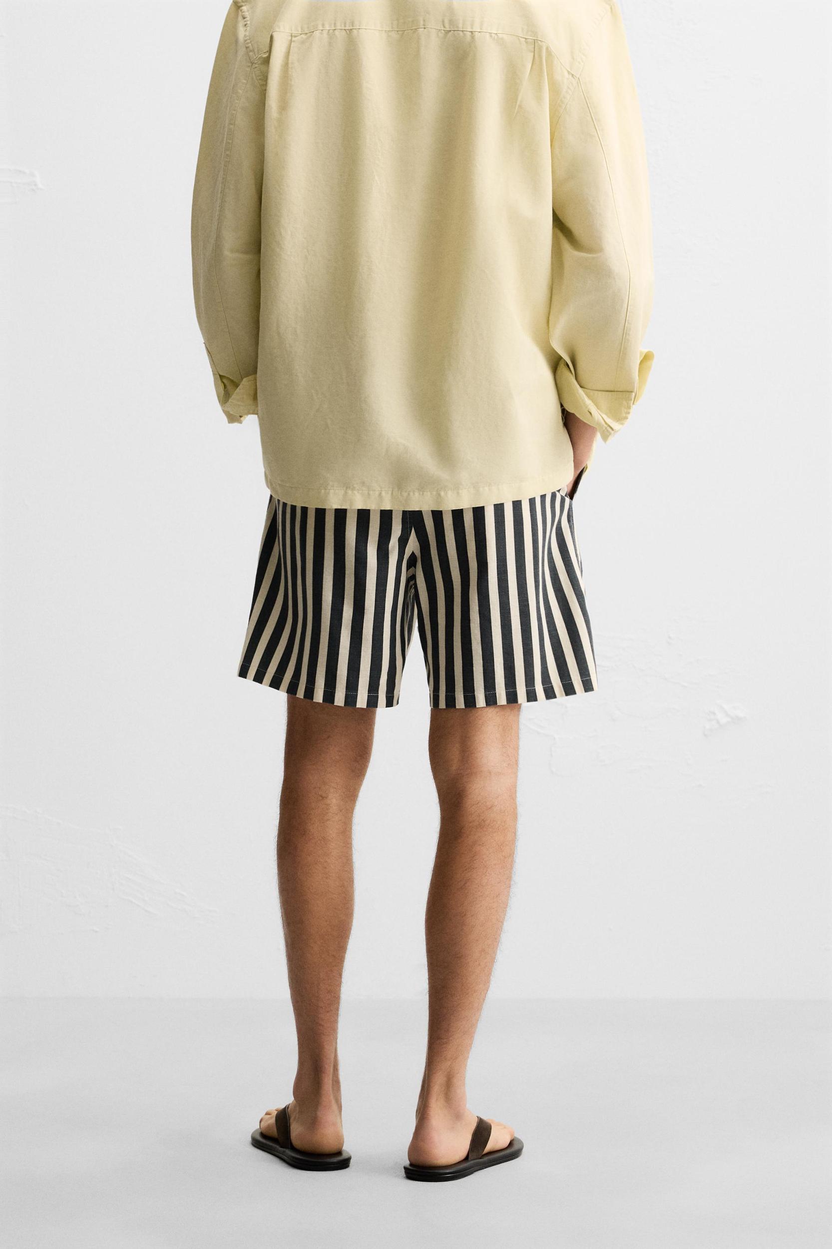 JACQUARD TEXTURED SHORTS Product Image