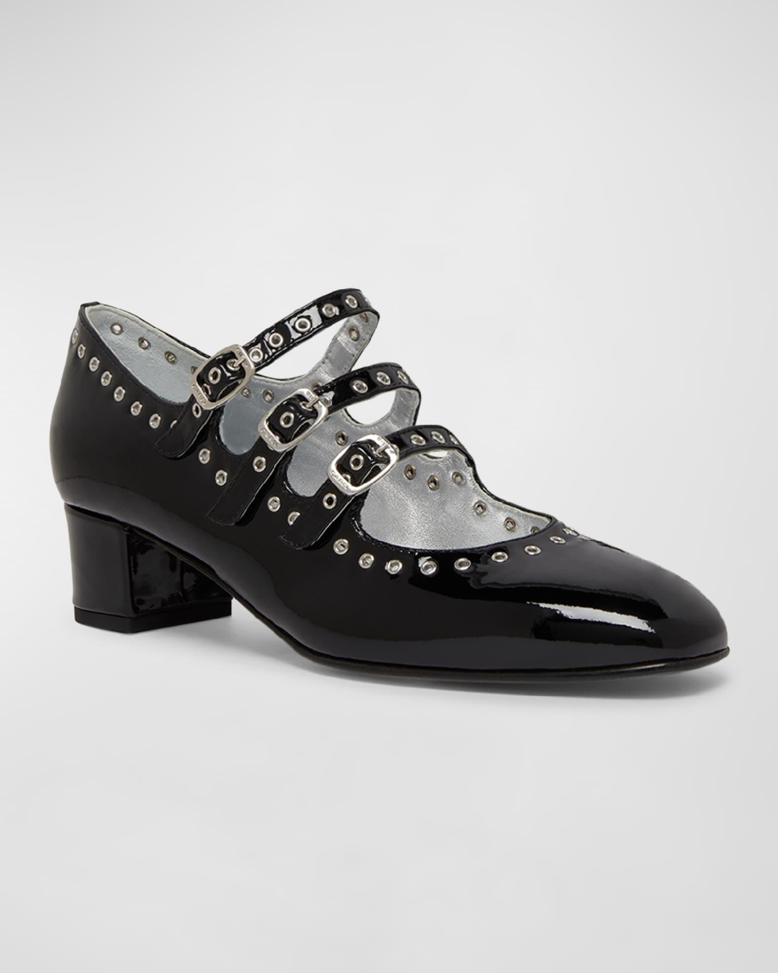 Camden Grommet Patent Mary Jane Pumps Product Image
