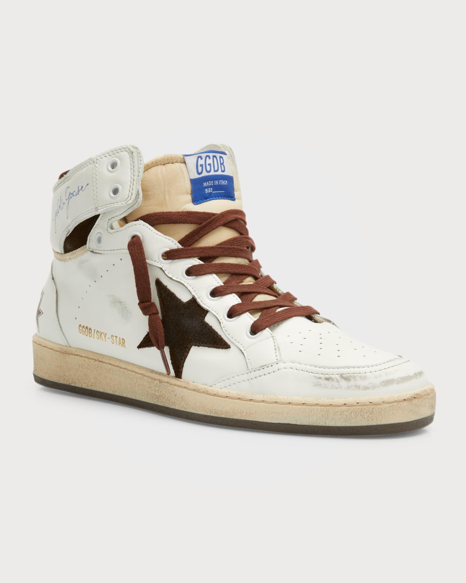 Men's Sky-Star Leather High-Top Sneakers Product Image