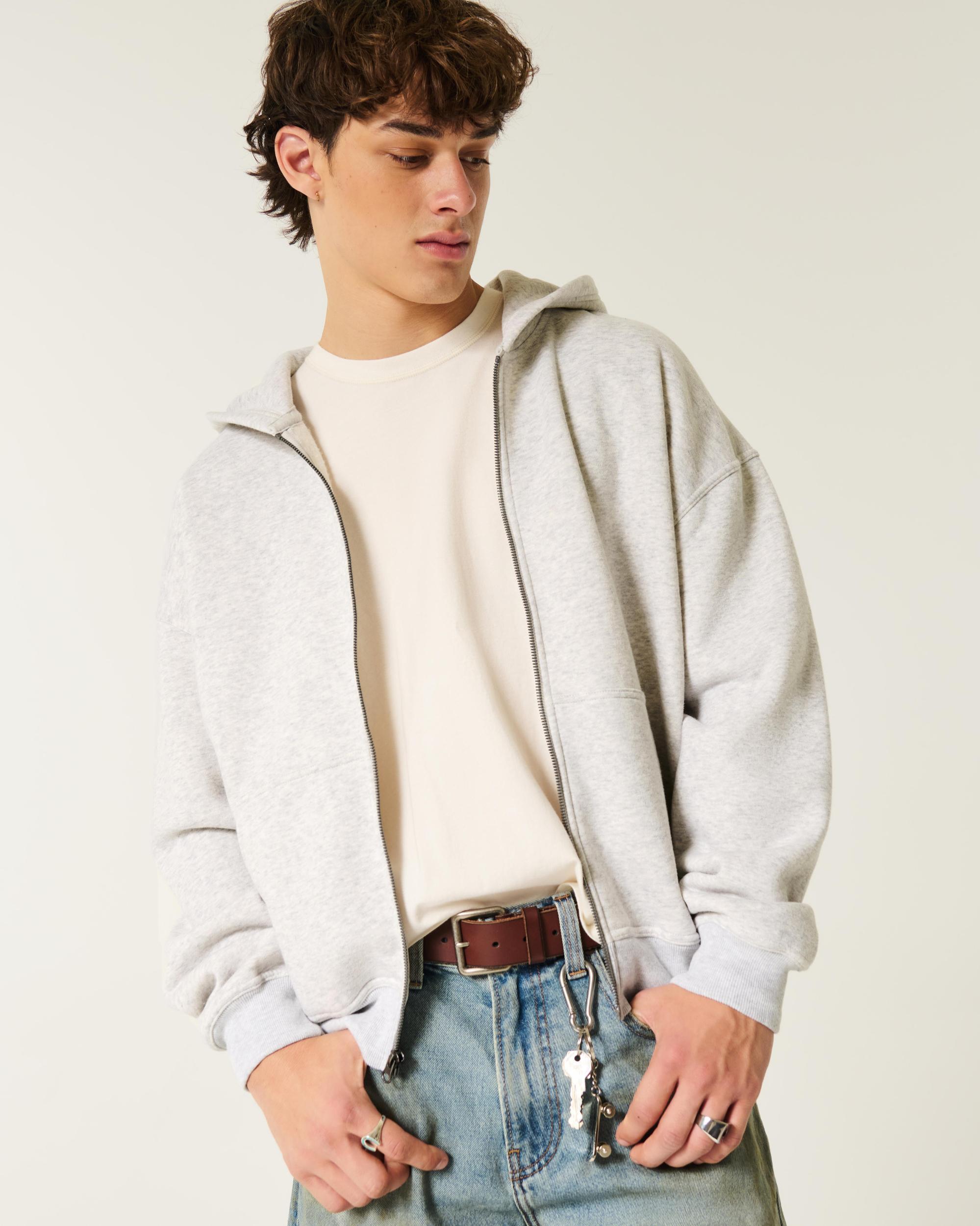 Boxy Rowing Graphic Zip-Up Hoodie Product Image