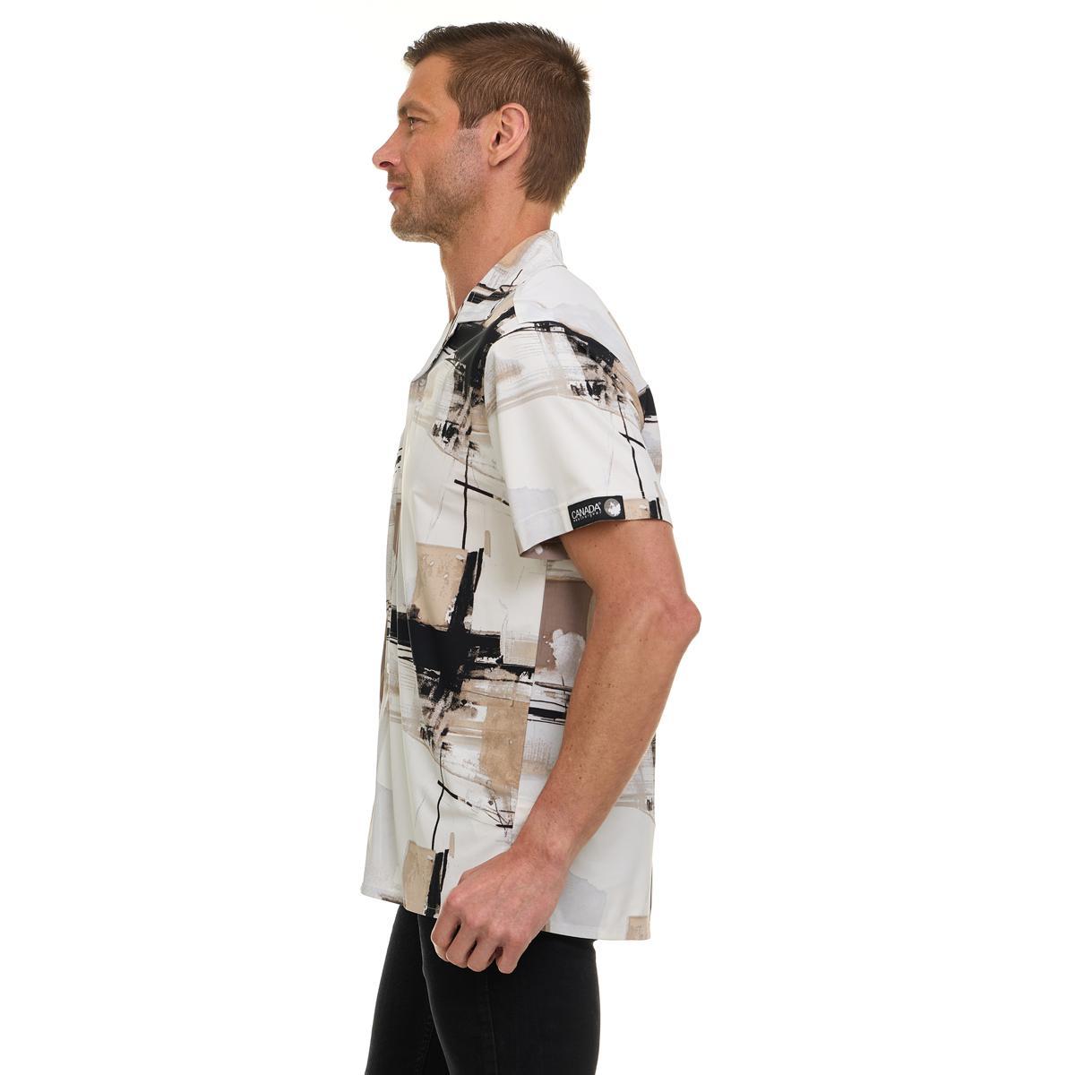 Canada Weather Gear Men’s Printed Camp Collar Shirt Product Image
