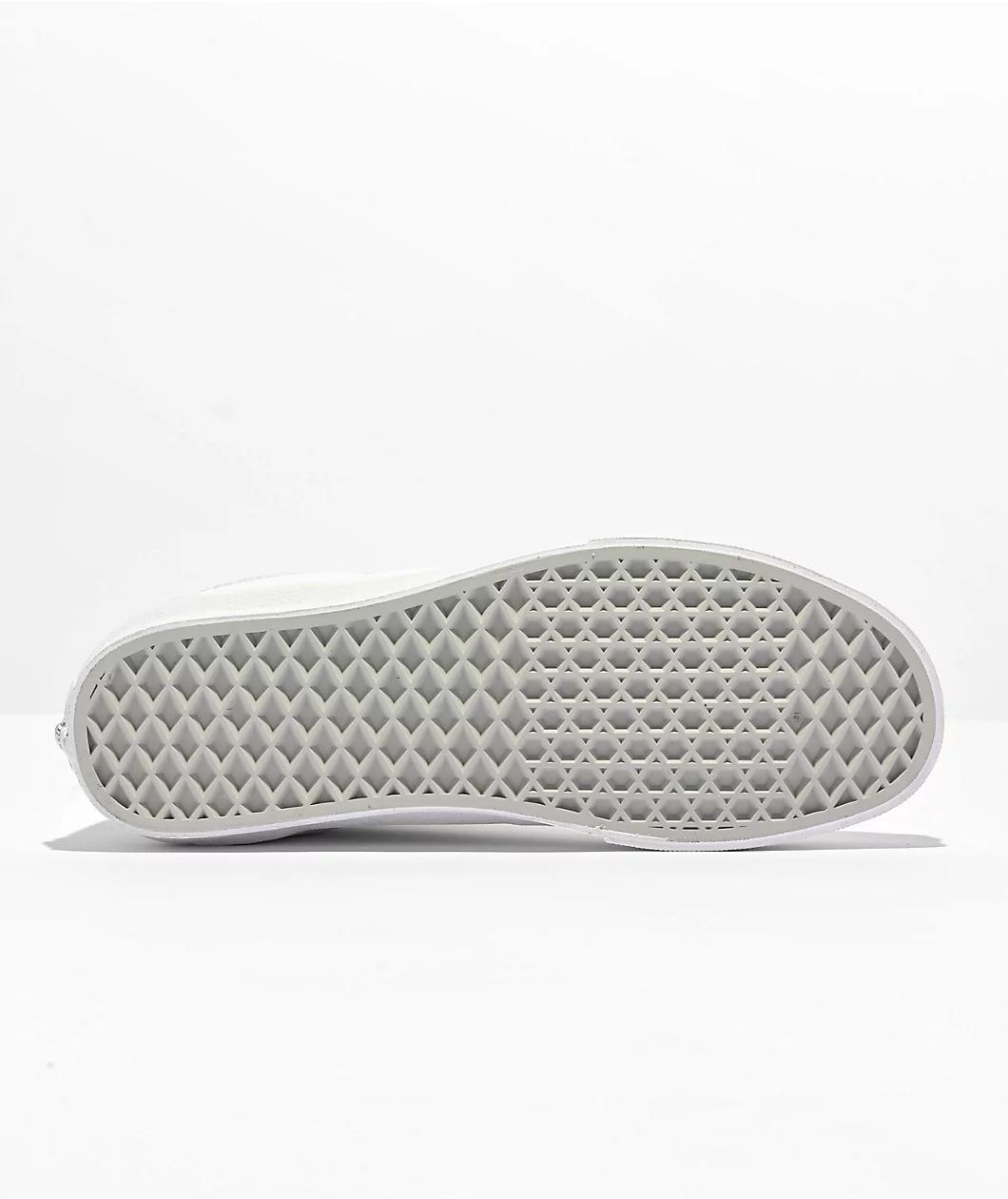 Vans Sk8-Hi True White Canvas Skate Shoes Product Image