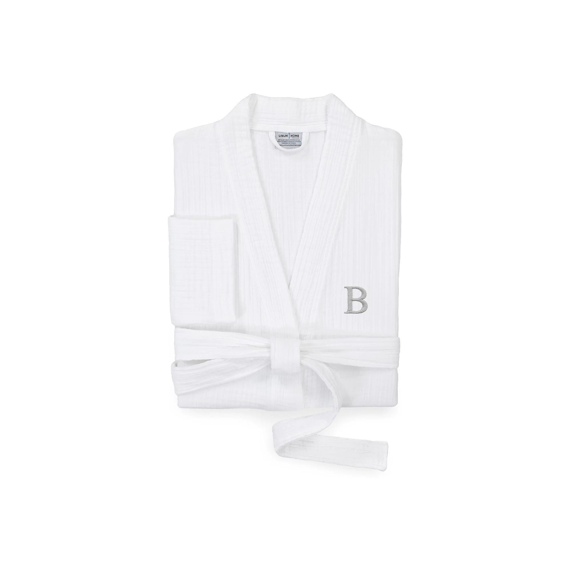 Linum Home Textiles Turkish Cotton Smyrna Personalized Luxury Robe, Womens Product Image