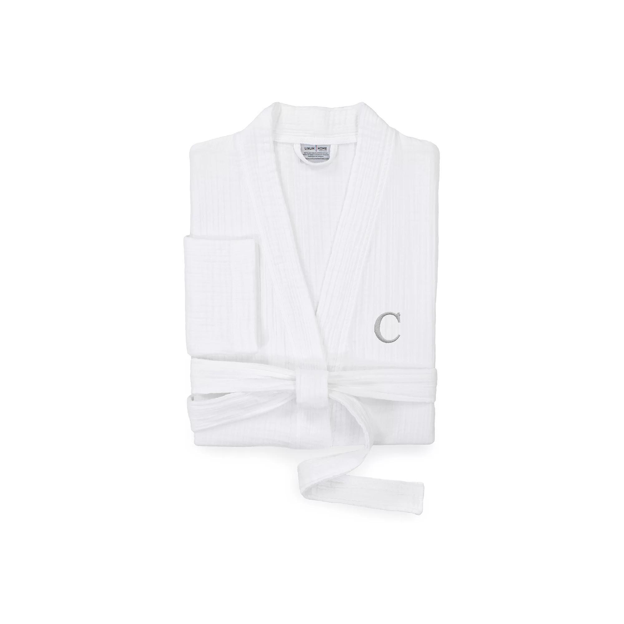Linum Home Textiles Turkish Cotton Smyrna Personalized Luxury Robe, Womens Product Image