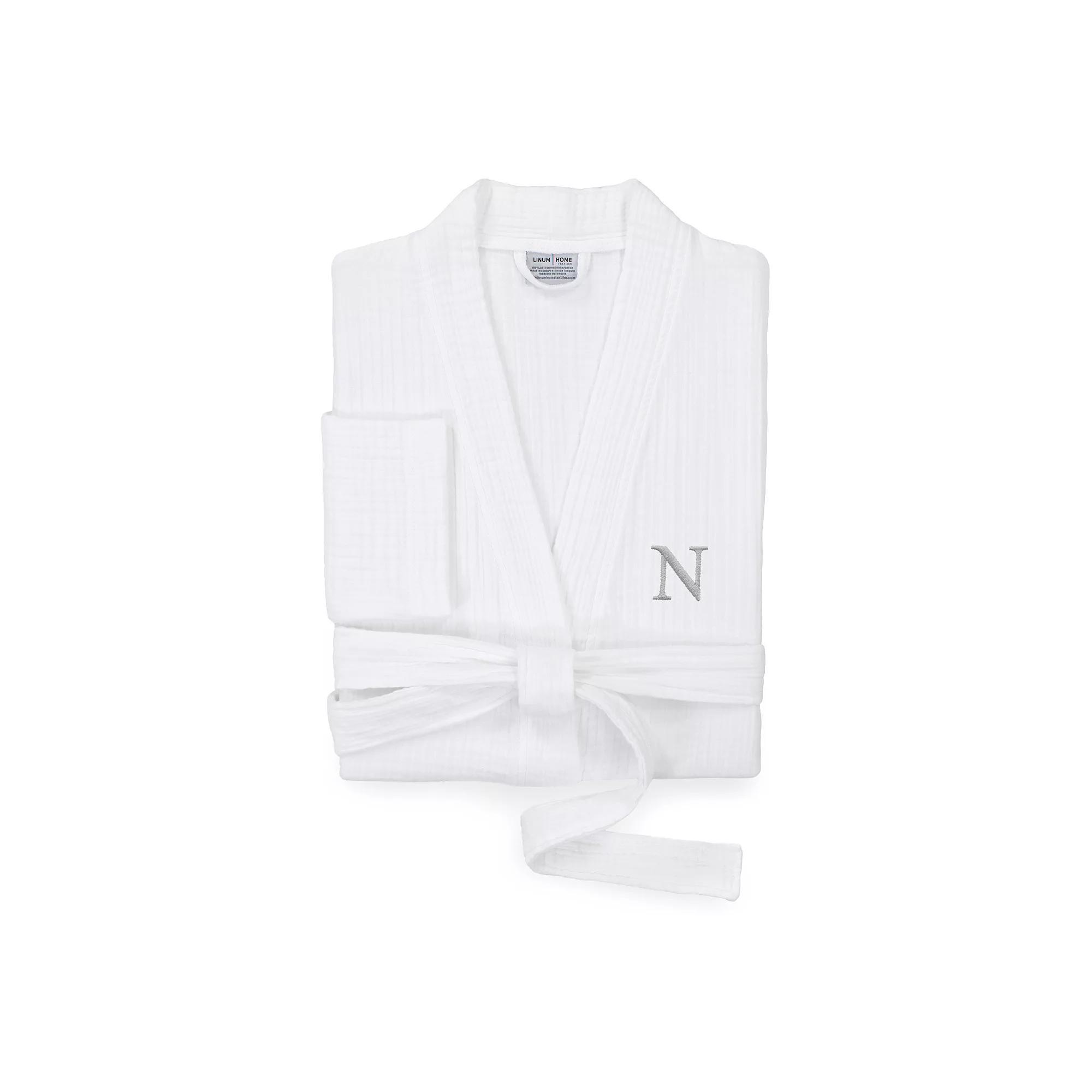 Linum Home Textiles Turkish Cotton Smyrna Personalized Luxury Robe, Womens Product Image