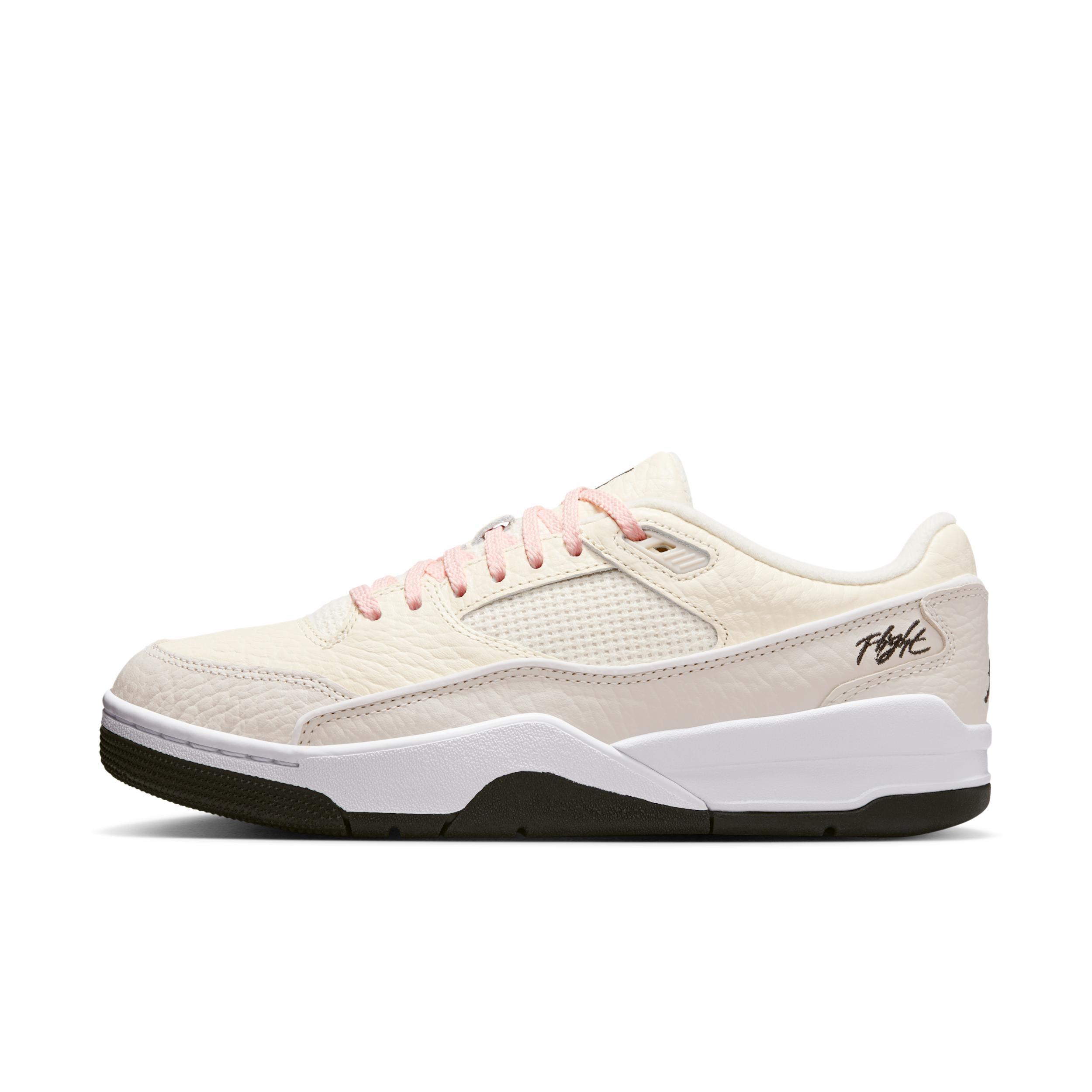 Jordan Womens Flight Court Casual Shoes in Coconut Milk/Light Orewood Brown/Sail Product Image