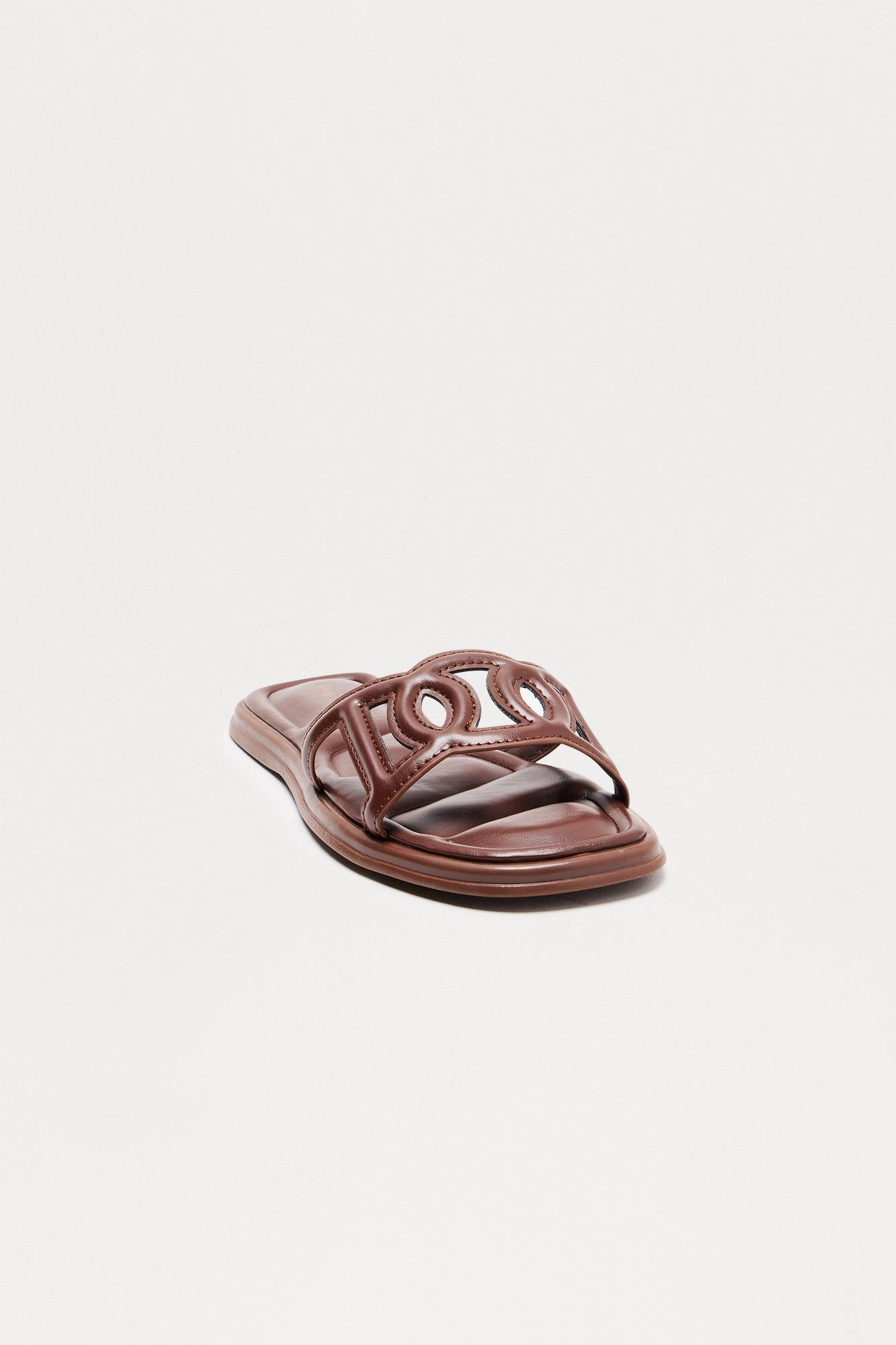 Kyanna Slip On Sandals - Brown Product Image