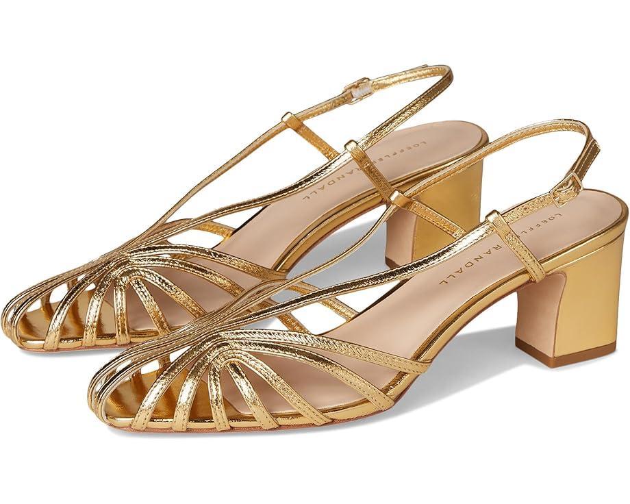 Dahlia Pleated Knot Mule with Ankle Strap Product Image