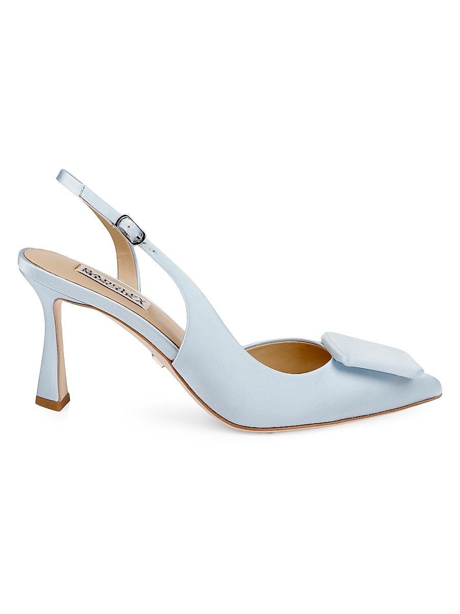 Womens Graciella 80MM Satin Slingback Pumps Product Image