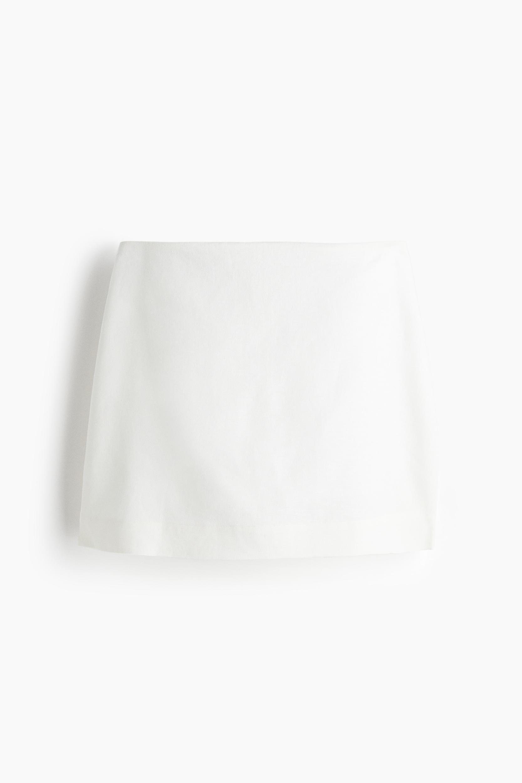 Linen-Blend Mini Skort Product Image