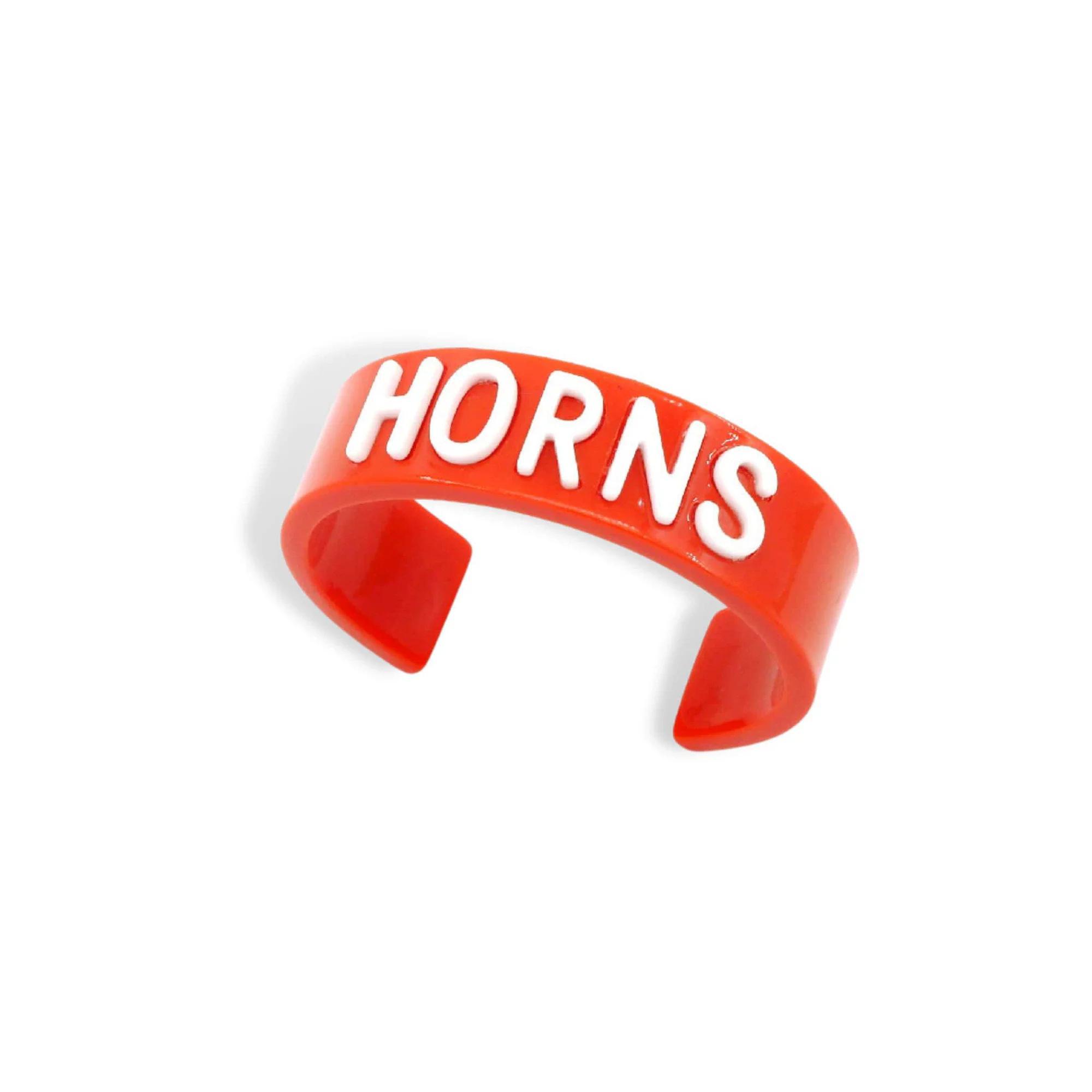 Brianna Cannon Texas Longhorns Wordmark Cuff Bracelet, Men's, Orange Product Image