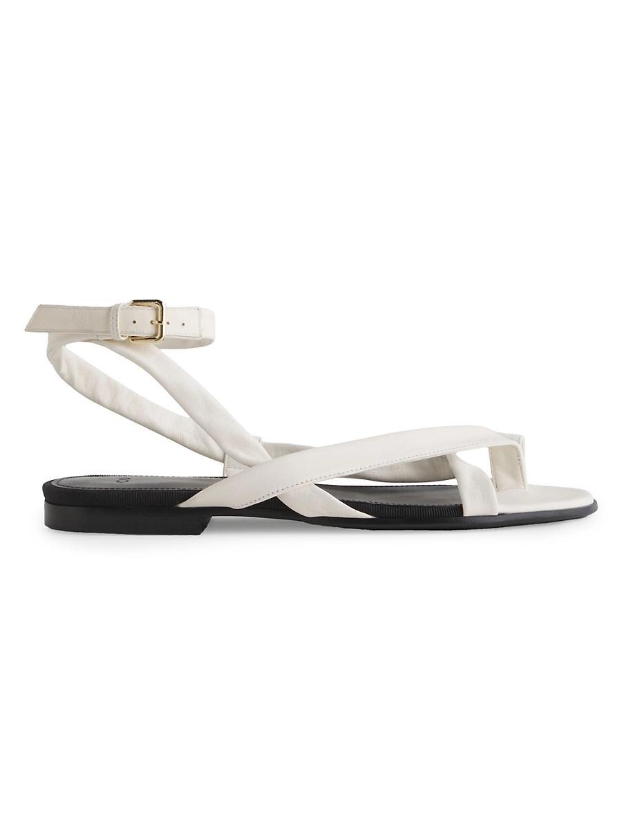 Womens Strappy Gladiator Leather Sandals Product Image