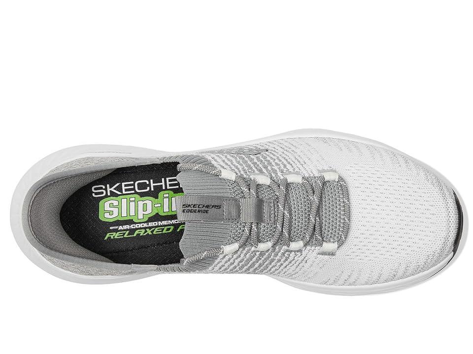 SKECHERS Edgeride Raygo Hands Free Slip-In Grey) Men's Shoes Product Image