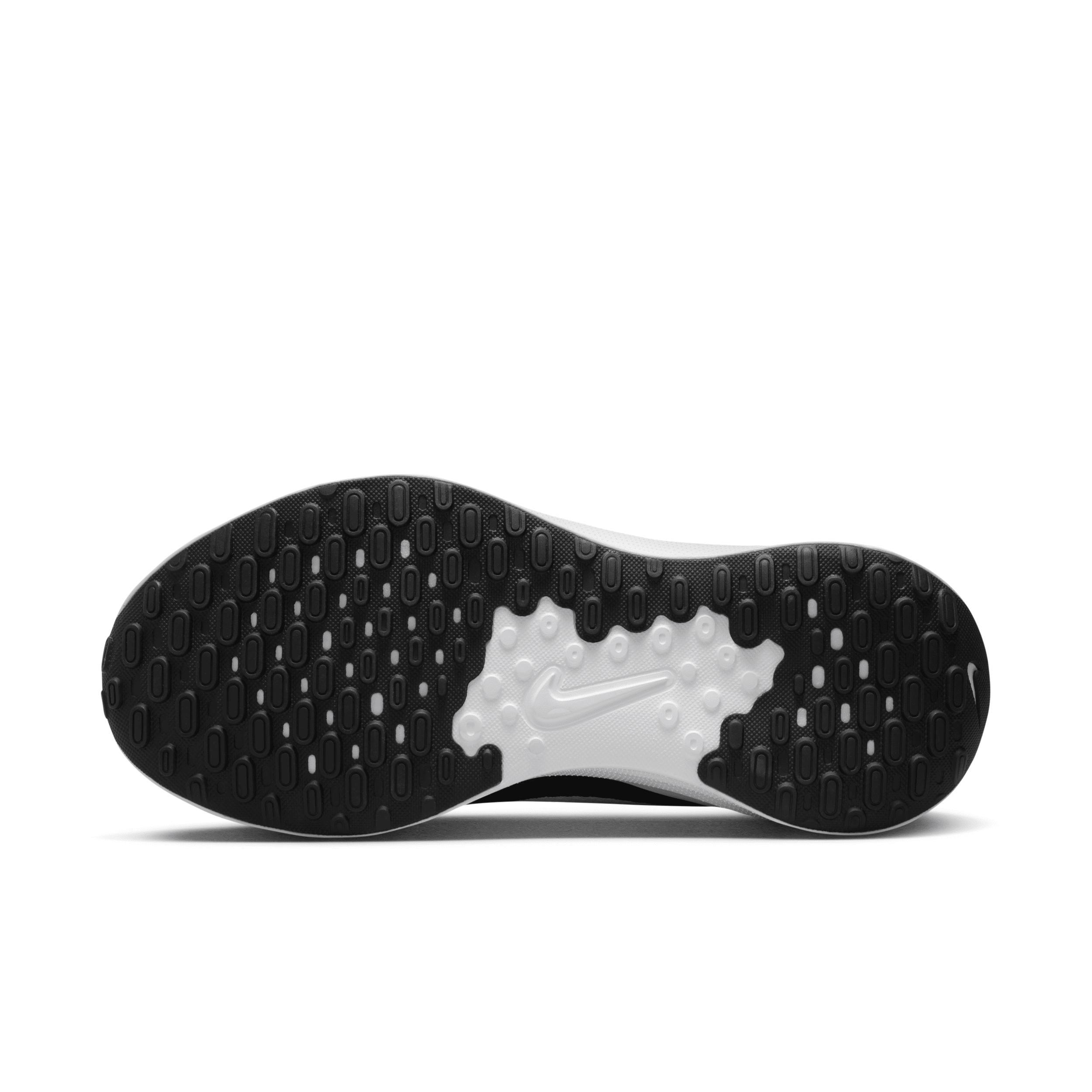 Nike Revolution 7 Men's Road Running Shoes, Size: 11 4E, Black White Product Image
