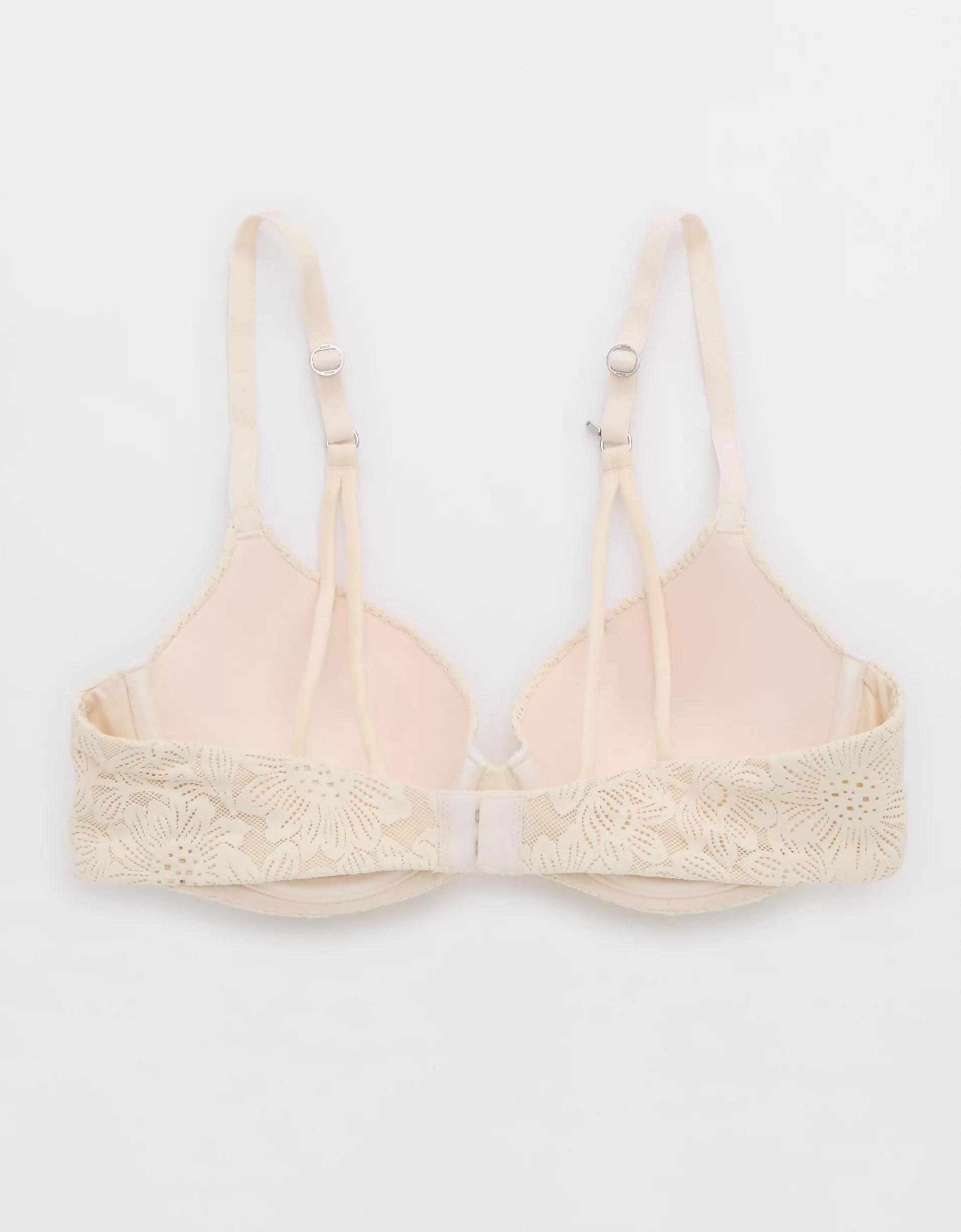 Sunnie Bloom Lace Strappy Demi Push Up Bra Product Image