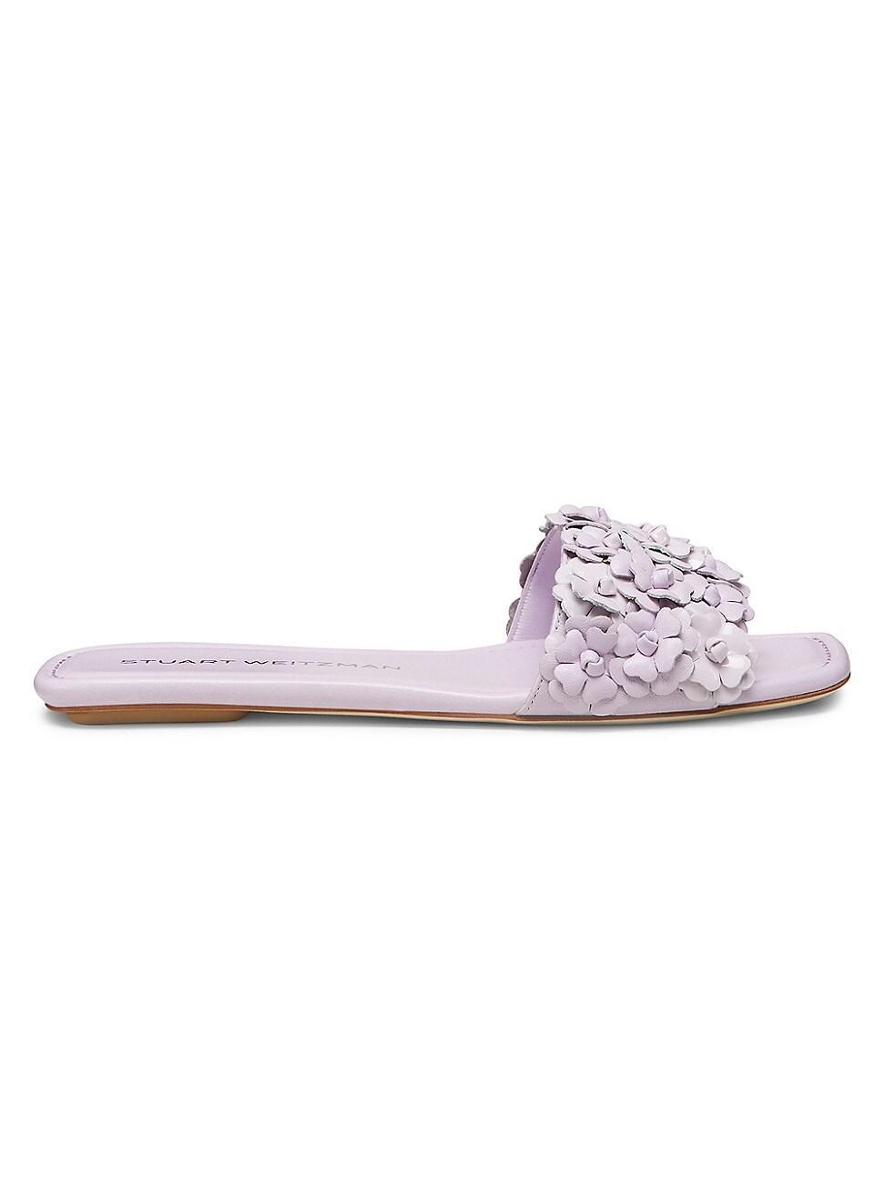 Womens Meadow Floral Lacquered Leather Sandals Product Image