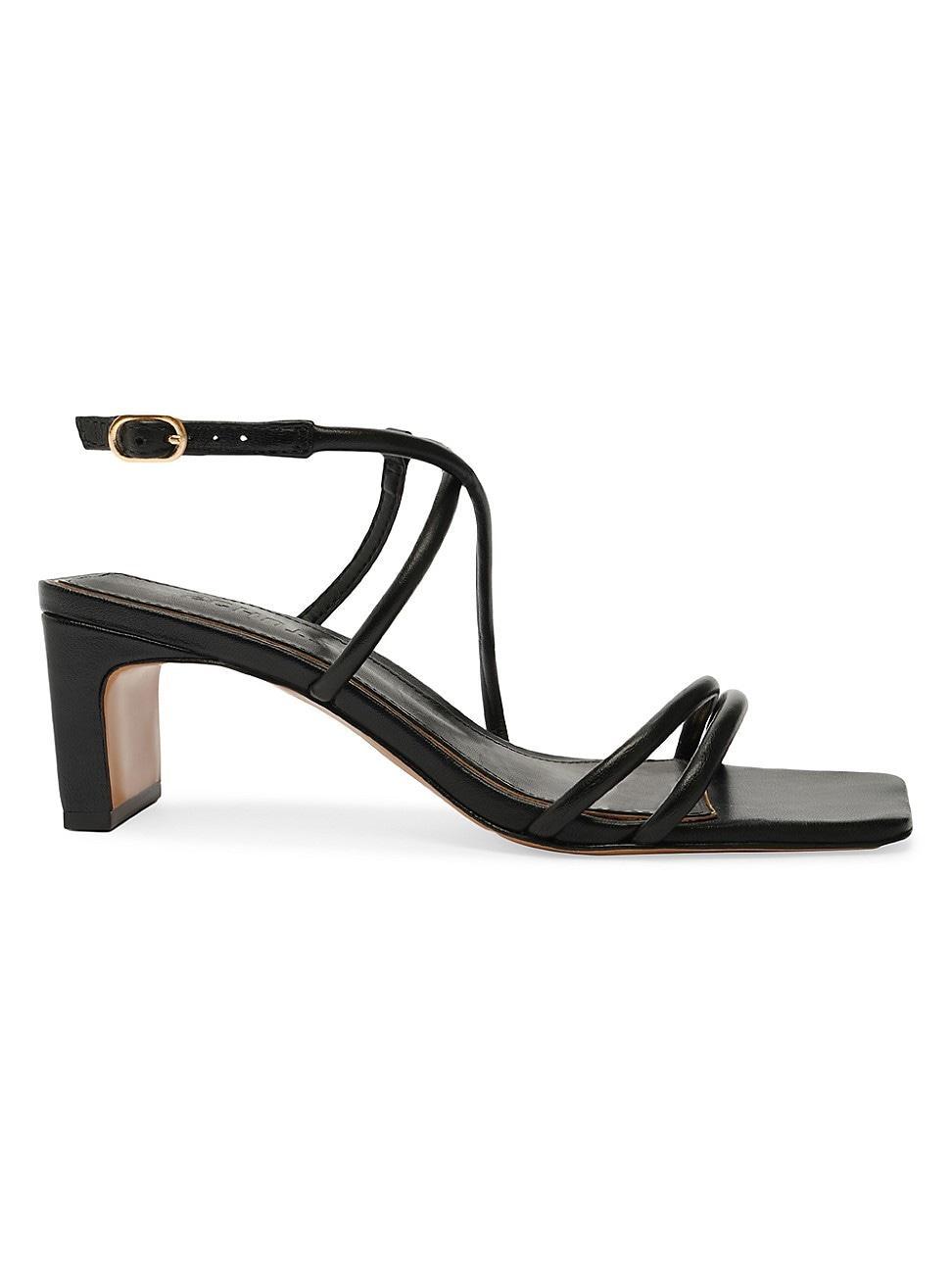 Aimee Block Leather Sandal Product Image