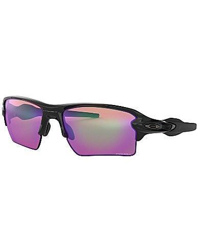 Oakley Mens OO9188 Flak 2.0 XL 59mm Rectangle Sunglasses - Polished White/Prizm Field Product Image