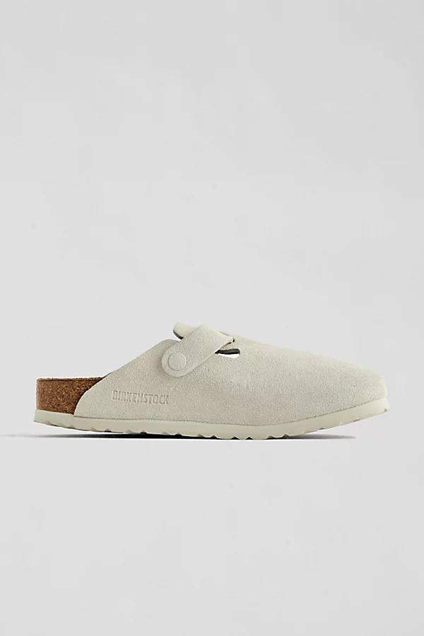 Birkenstock Mens Boston Clogs in White Product Image
