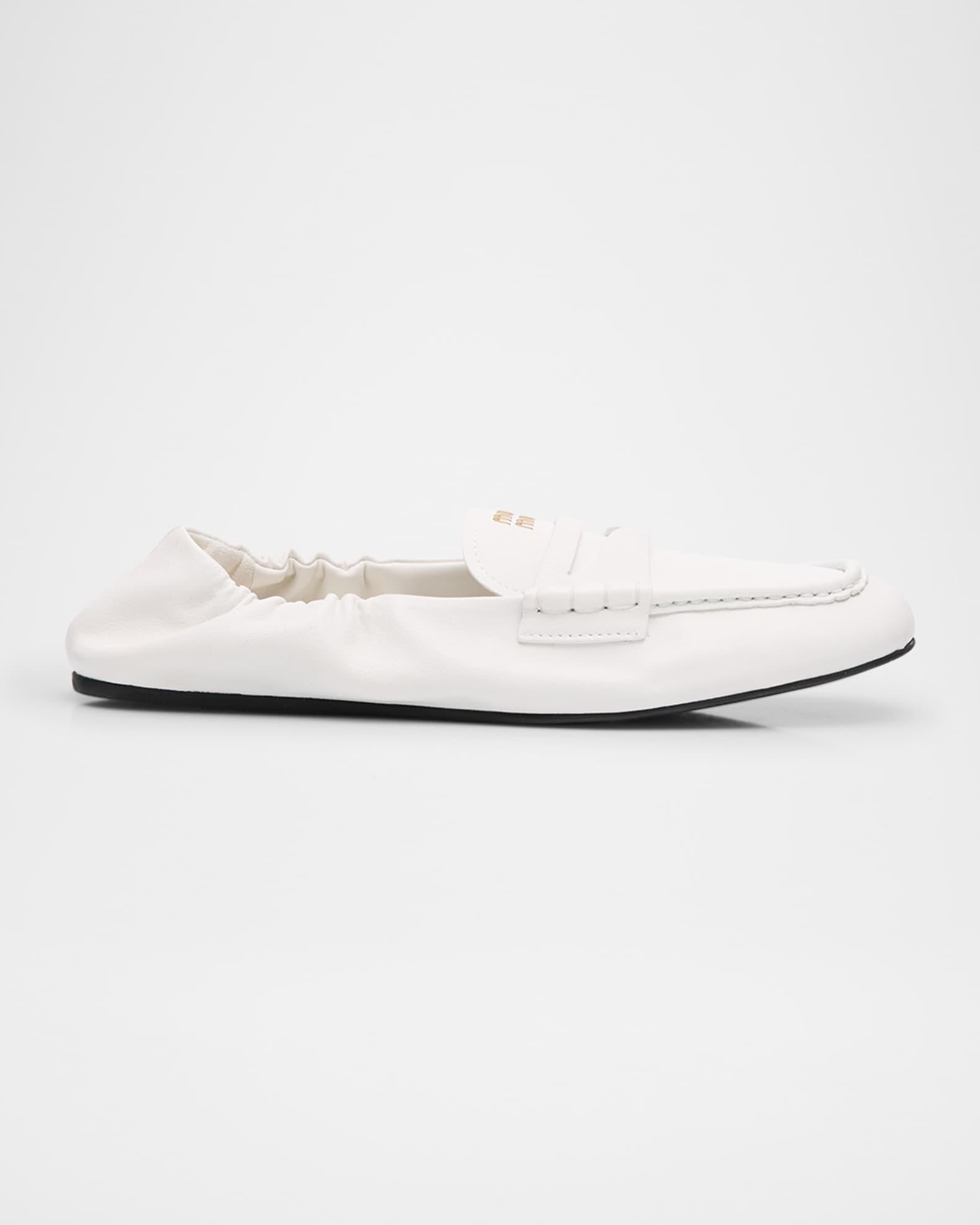 Aviator Leather Penny Loafers Product Image