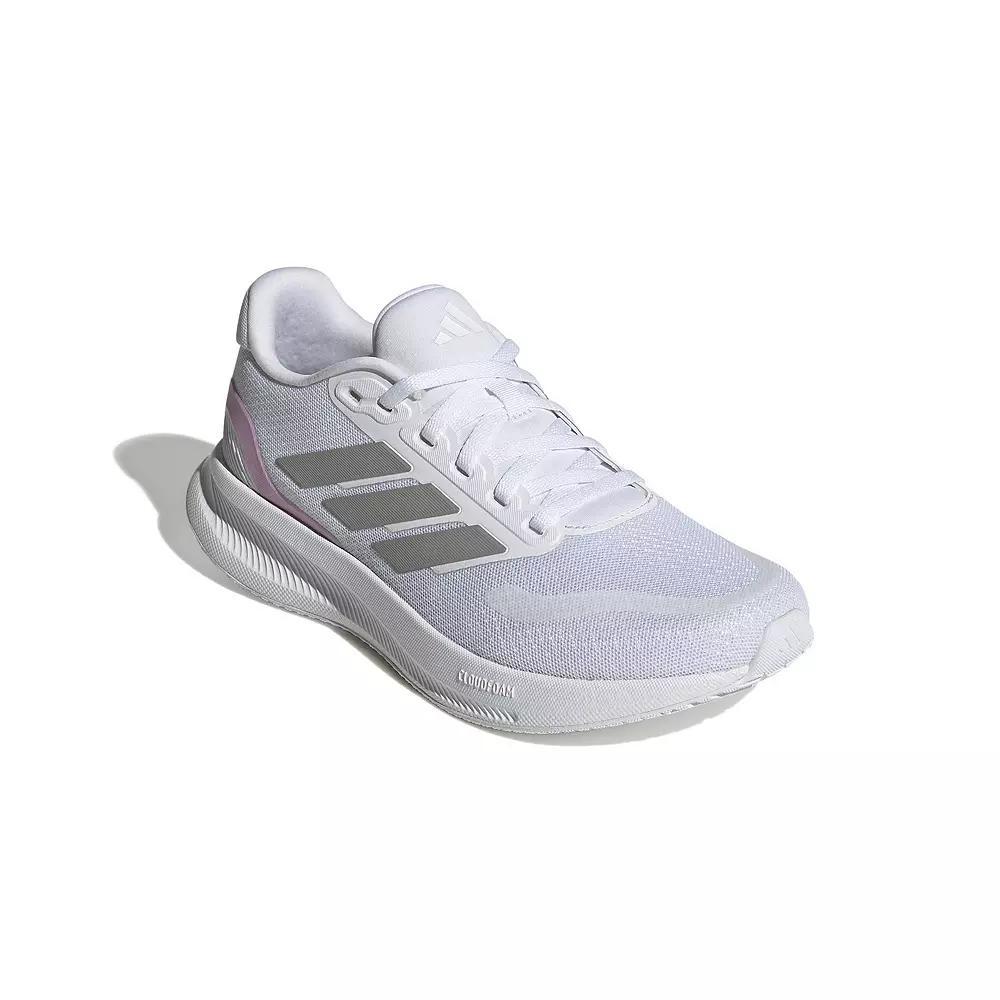 adidas Runfalcon 5 Women's Running Shoes, Size: 10, White Pink Wide Product Image