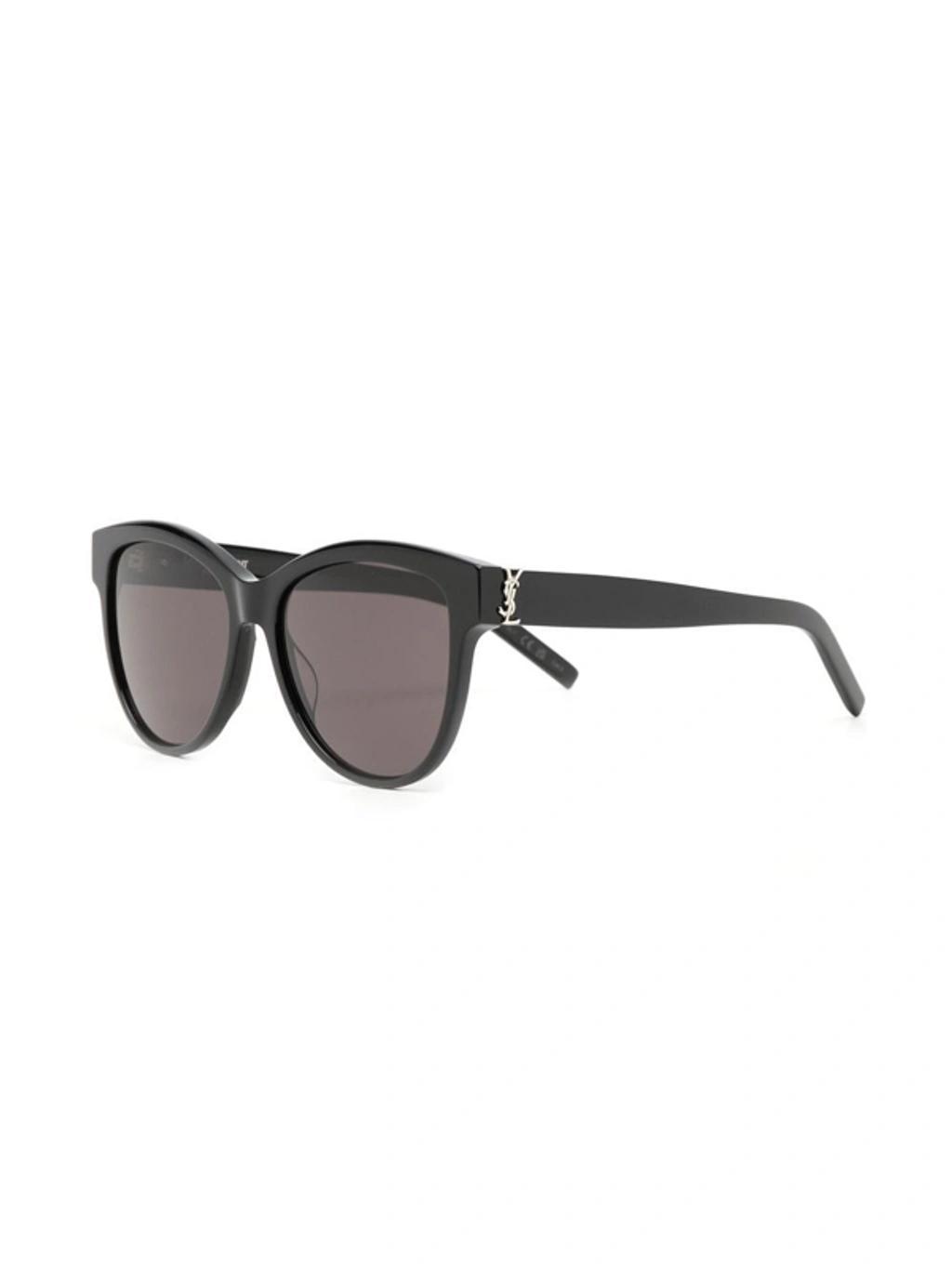 SAINT LAURENT Cat-eye Frame Sunglasses In Black Product Image