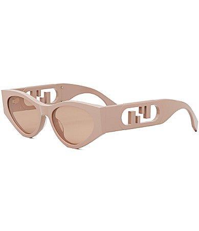 FENDI Womens OLock 54mm Cat Eye Sunglasses Product Image