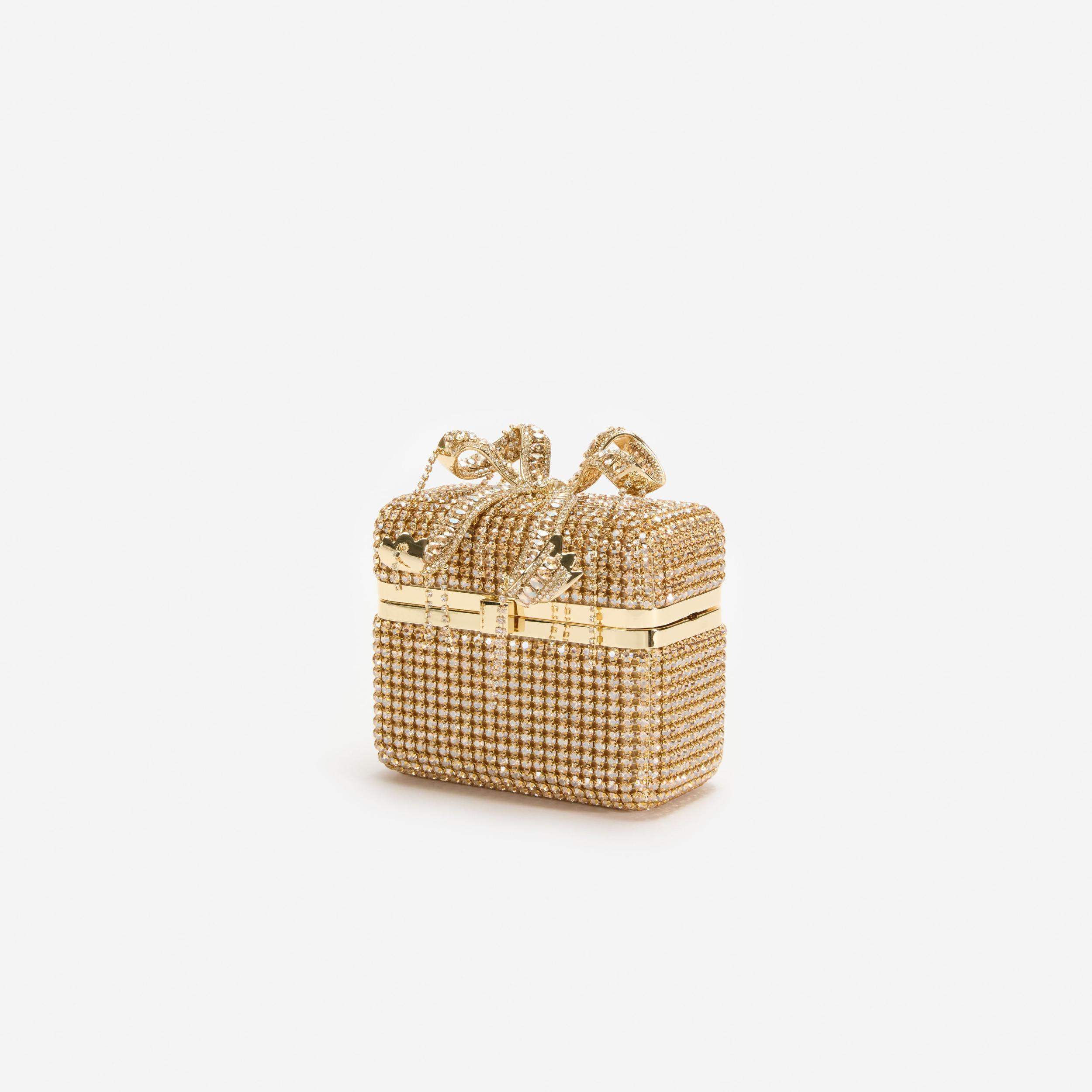 Gold Crystal Vanity Case Product Image