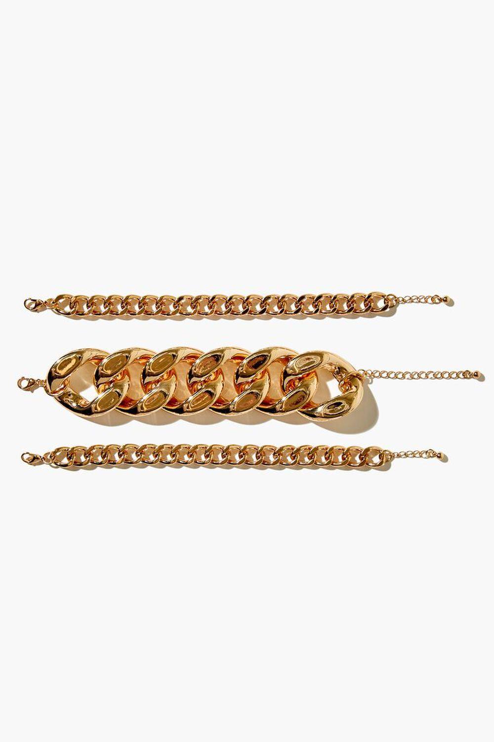 Curb Chain Bracelet Set | Forever 21 Product Image