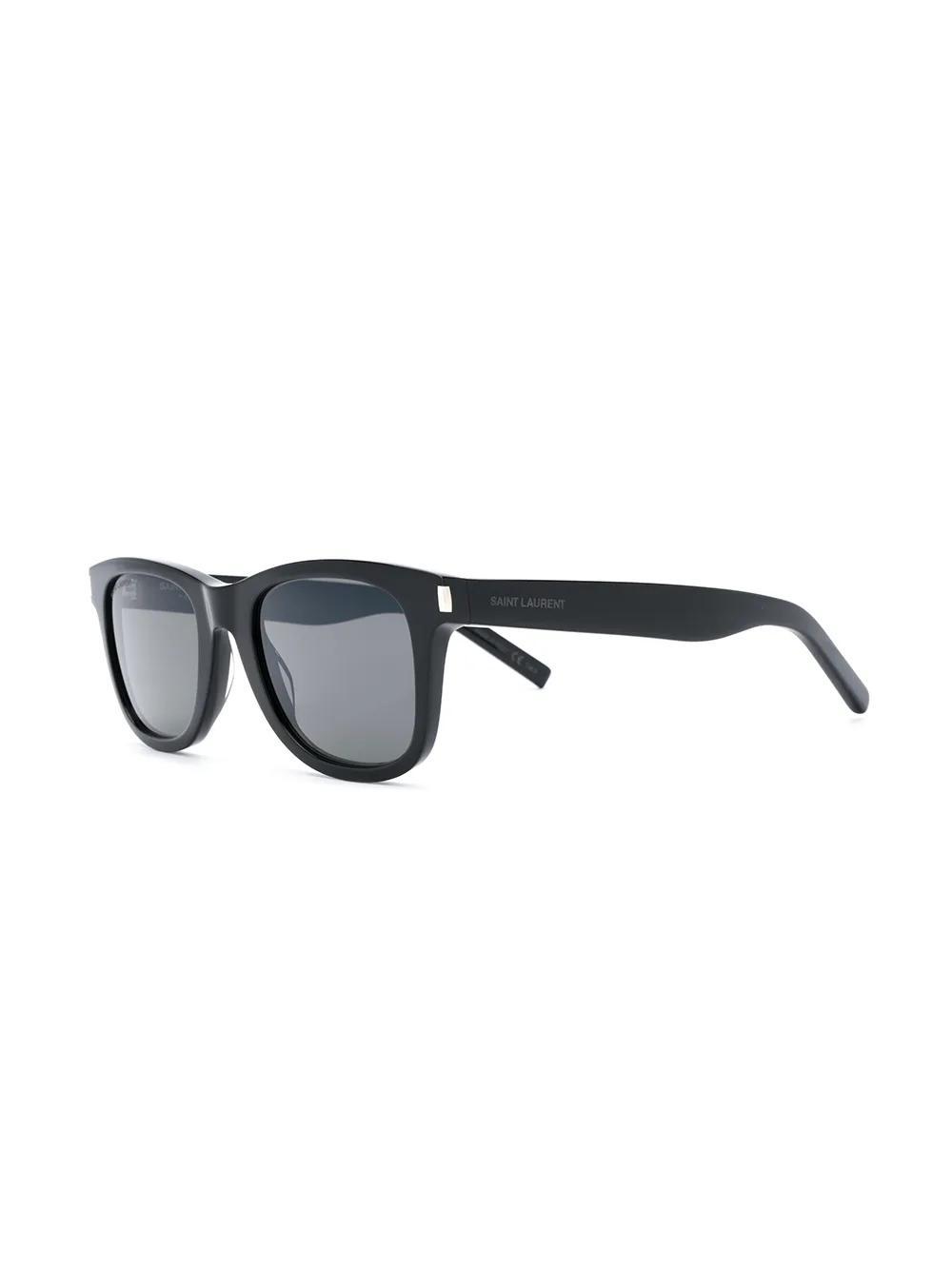SAINT LAURENT Mass Square Sunglasses In Black Product Image