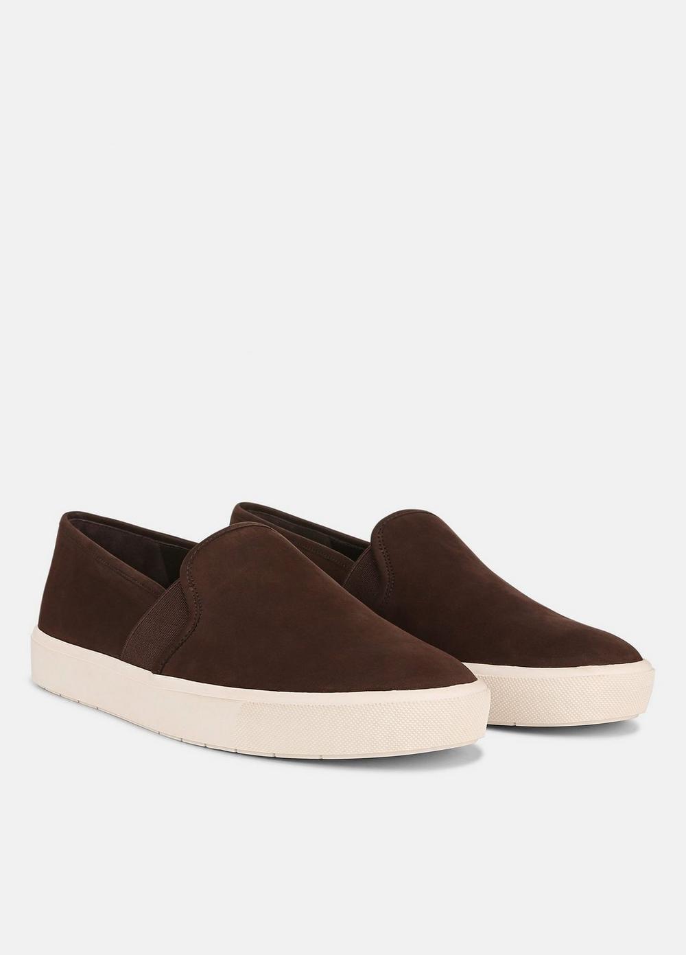 Mens Fulton Leather Sneaker, Black, Size 7.5 Vince Product Image