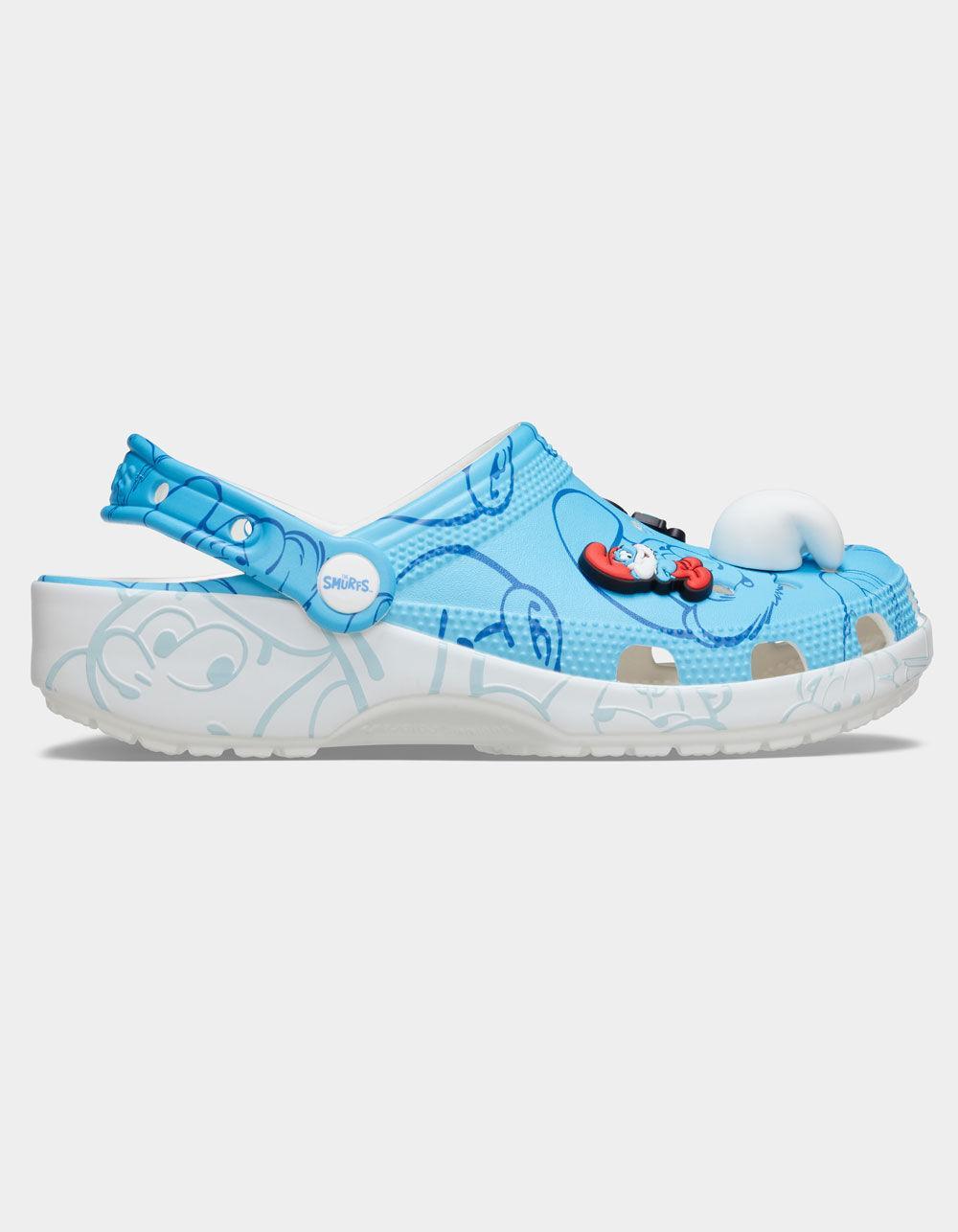 CROCS x Smurfs Classic Clogs - BLUE/WHT Product Image