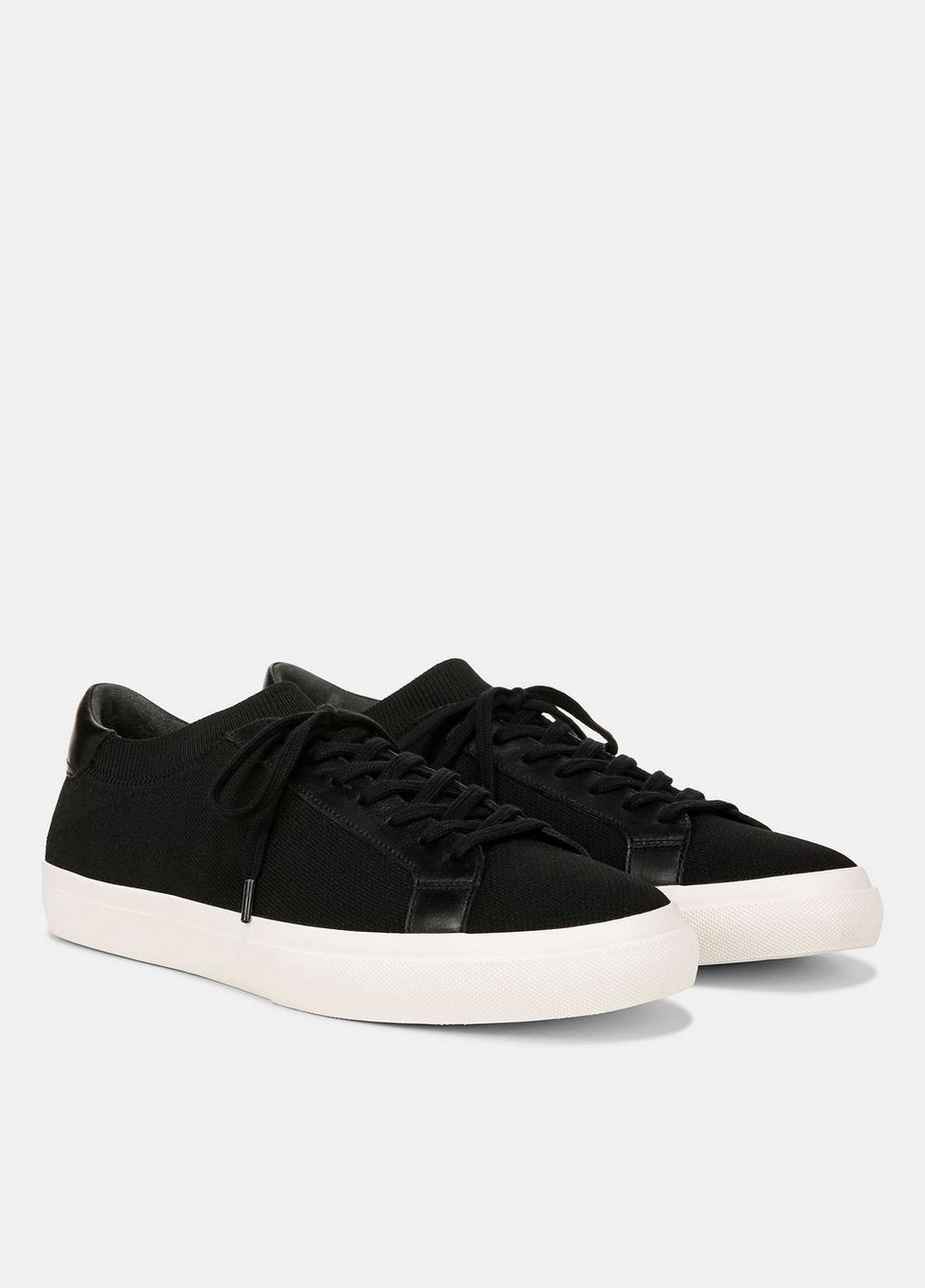 Mens Fulton Knit Sneaker, Black, Size 8.5 Vince Product Image