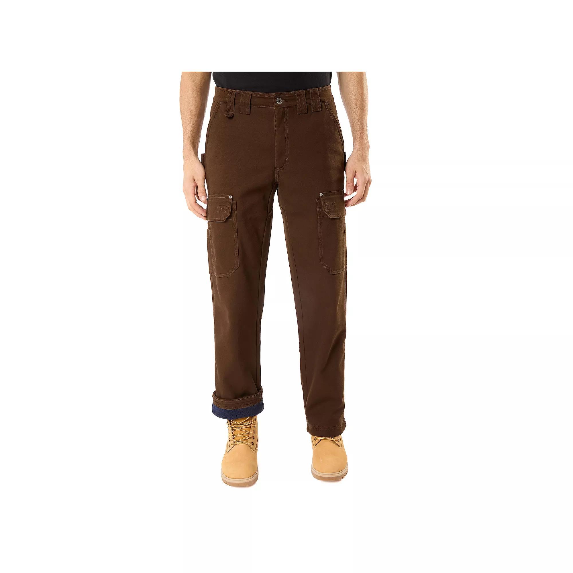 Mens Smith's Workwear Duck Canvas Gusset Utility Cargo Carpenter Pants, Men's, Size: 40 X 32, Granite Grey Product Image